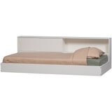 WOOOD Bed 'Carter' Grenenhout, 90 x 200cm, kleur Wit