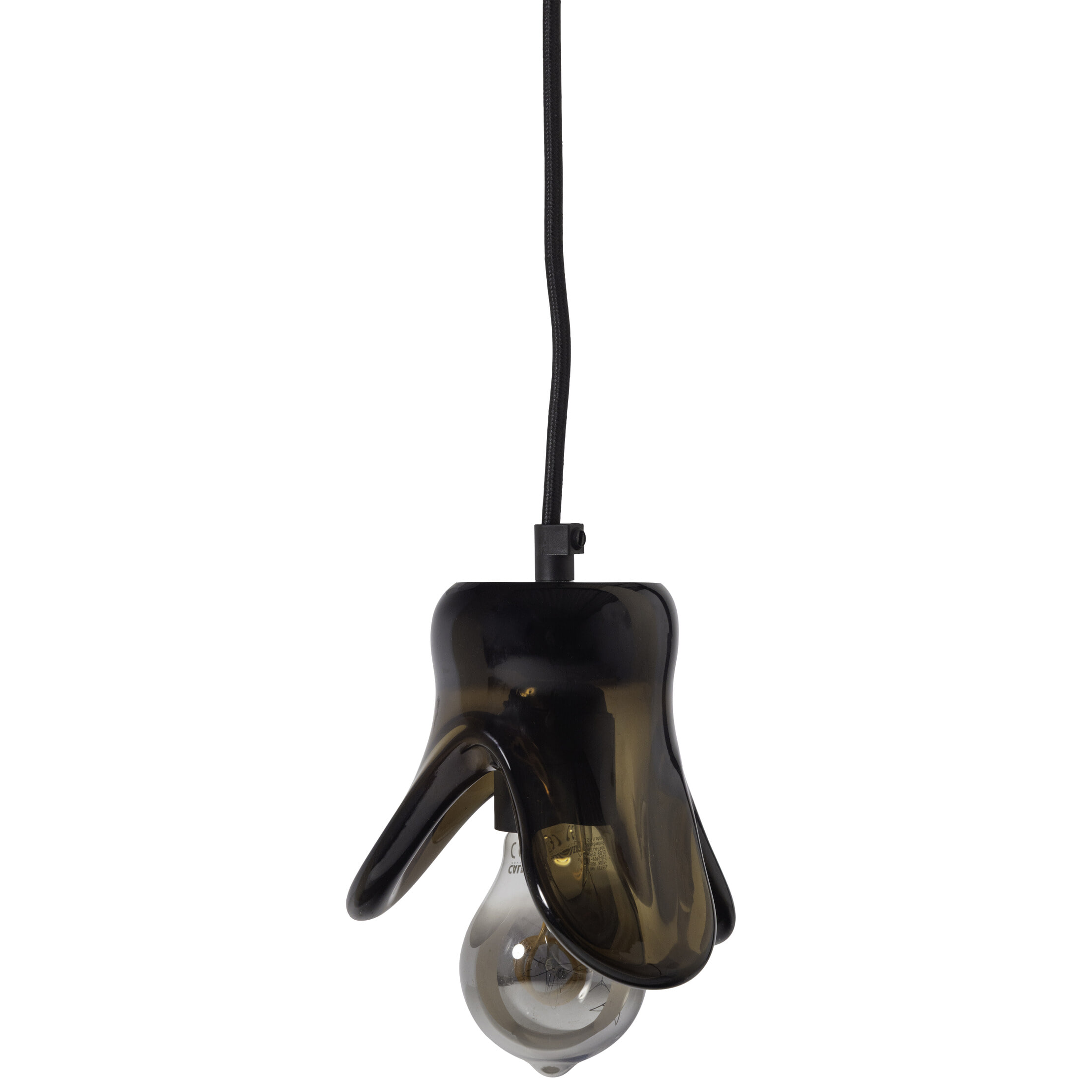 WOOOD Hanglamp Elle Glas - Bruin