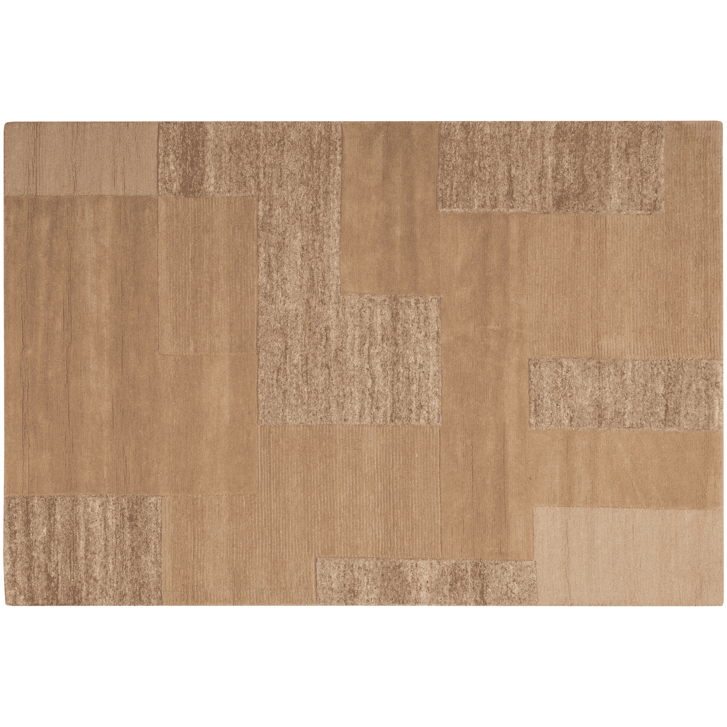 WOOOD Vloerkleed Noven Wolmix, 170 x 240cm - Zand