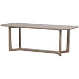 WOOOD Deens Ovale Eettafel 'Ferion' Mangohout, 240 x 90cm, kleur Mud