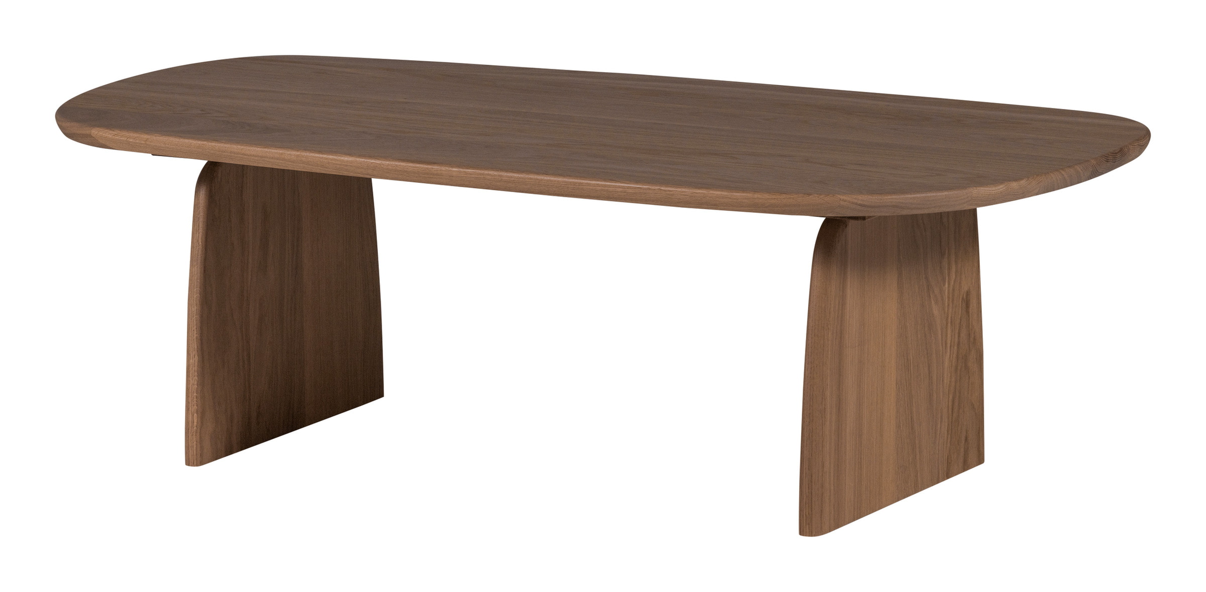 WOOOD Deens Ovale Salontafel Tablo Eiken, 110 x 60cm - Cashmere Brown - Ovaal