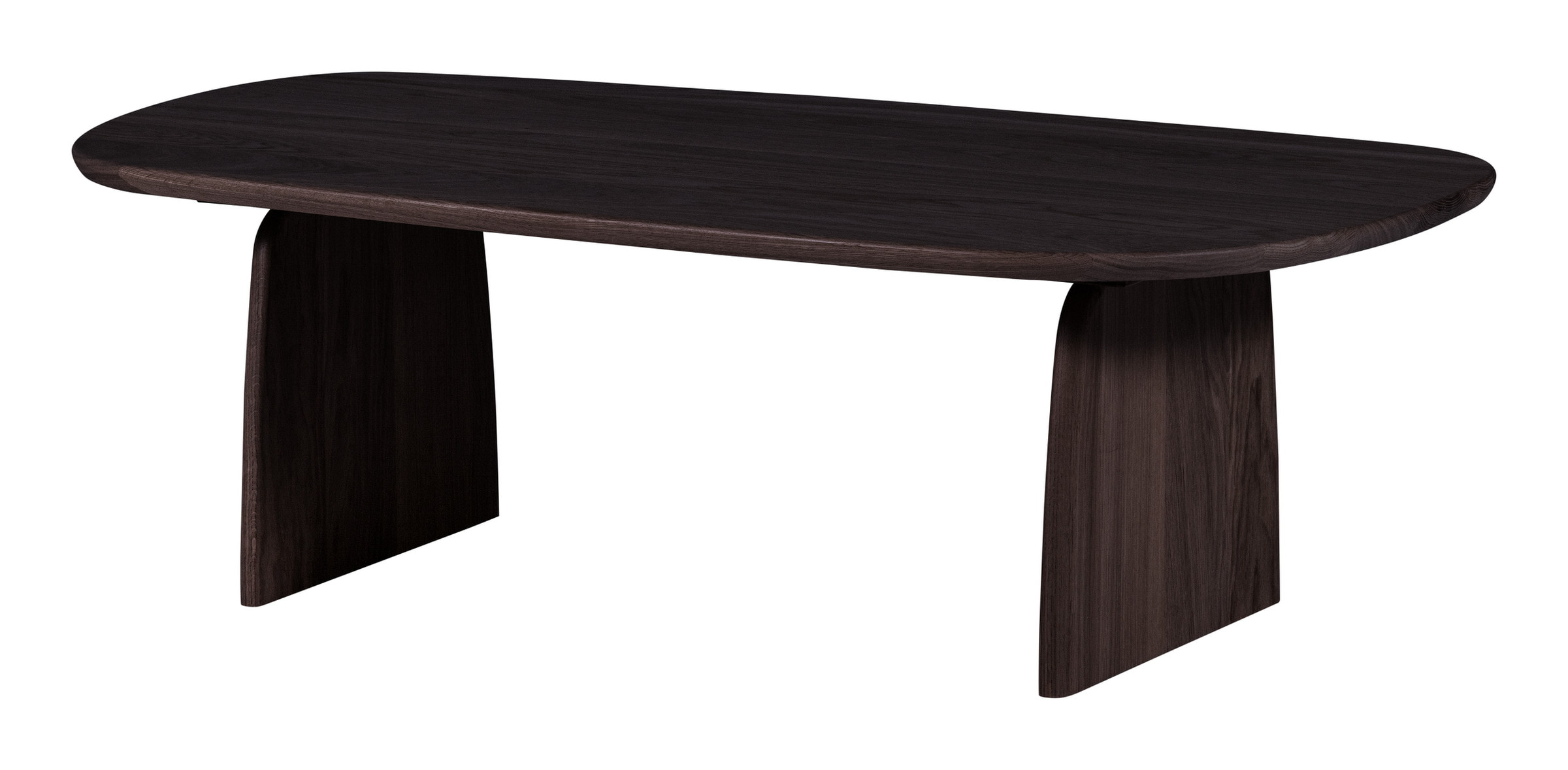 WOOOD Deens Ovale Salontafel Tablo Eiken, 110 x 60cm - Mystic Brown - Ovaal