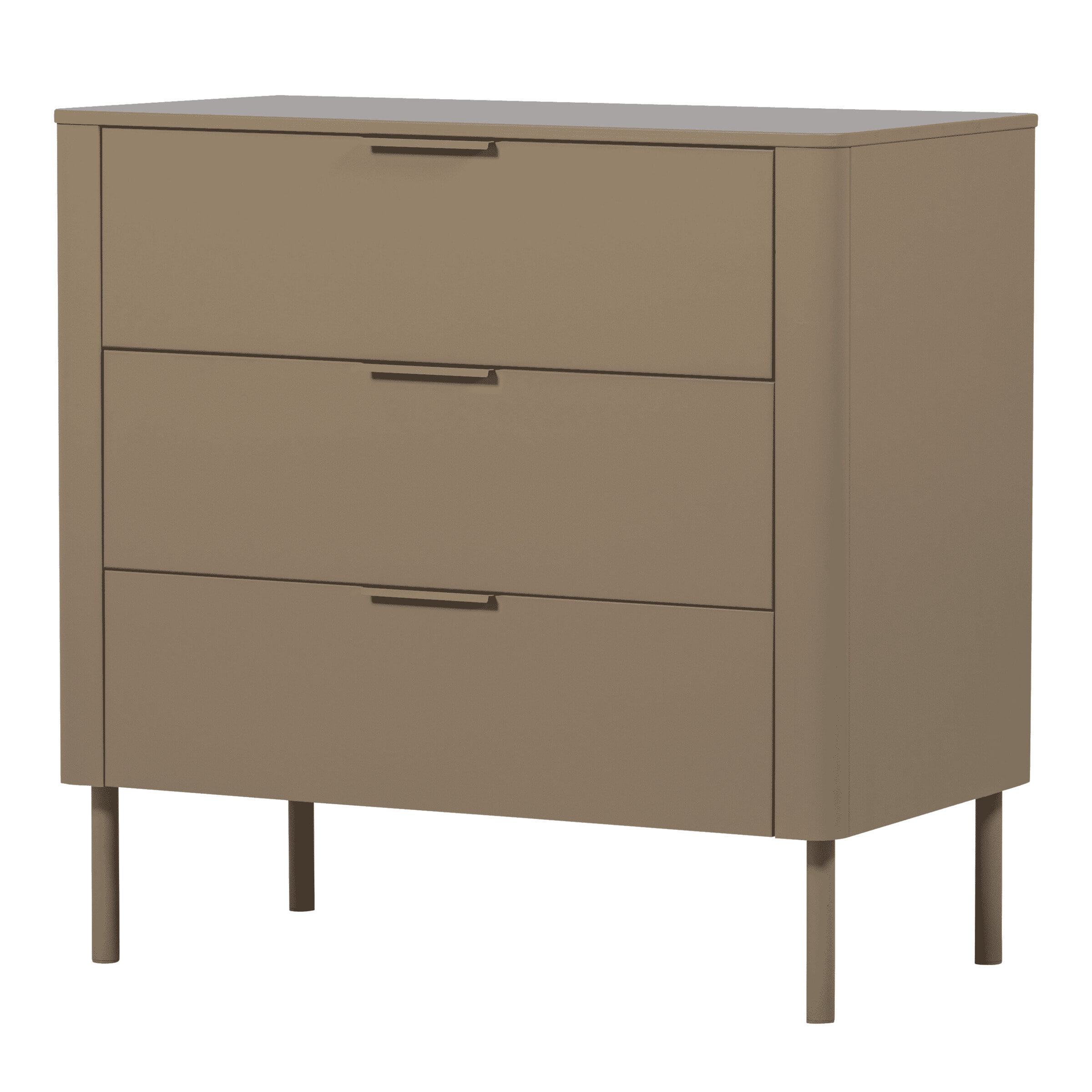 WOOOD Ladekast 'Gunnar' Grenenhout, Met 3 laden