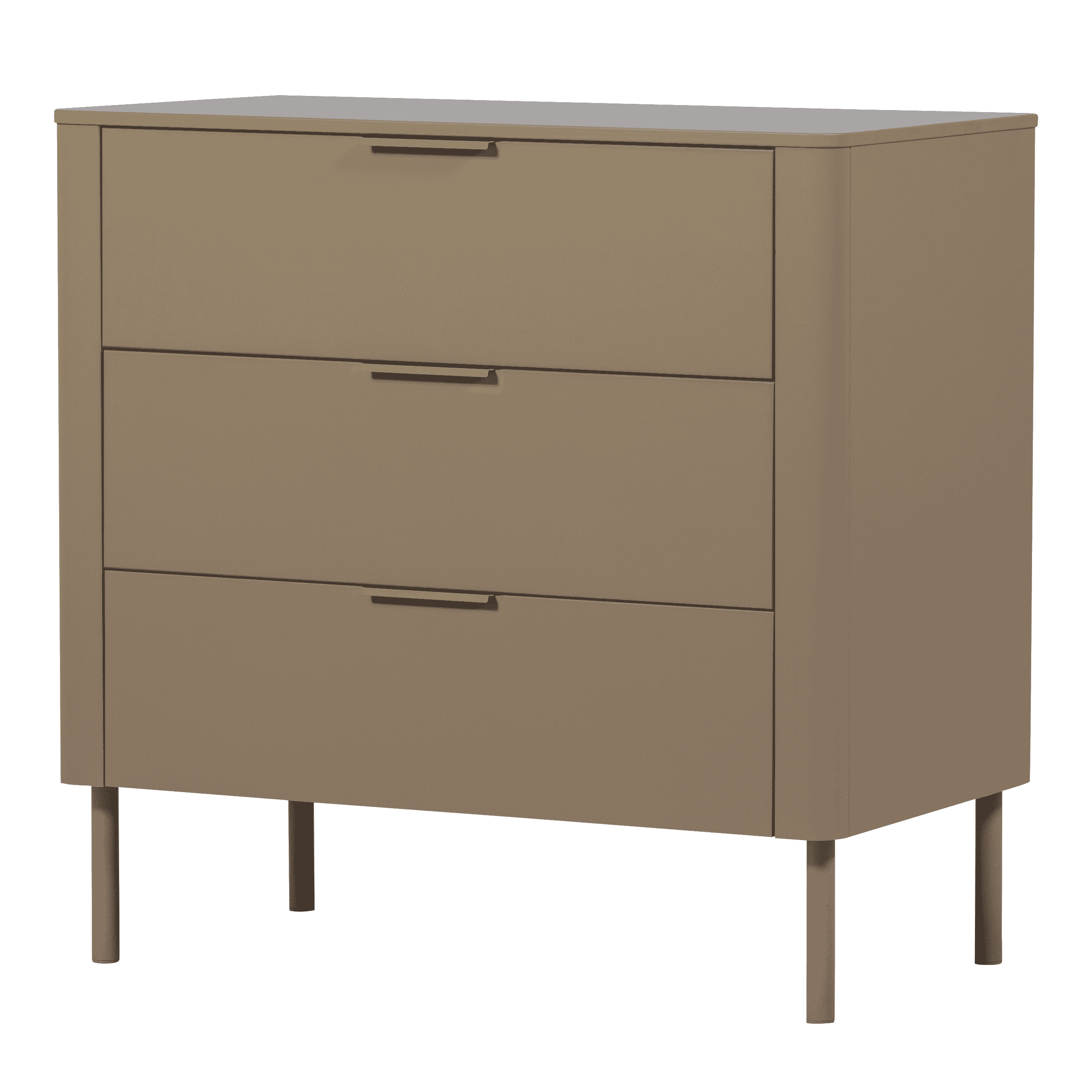 WOOOD Ladekast 'Gunnar' Grenenhout, Met 3 laden