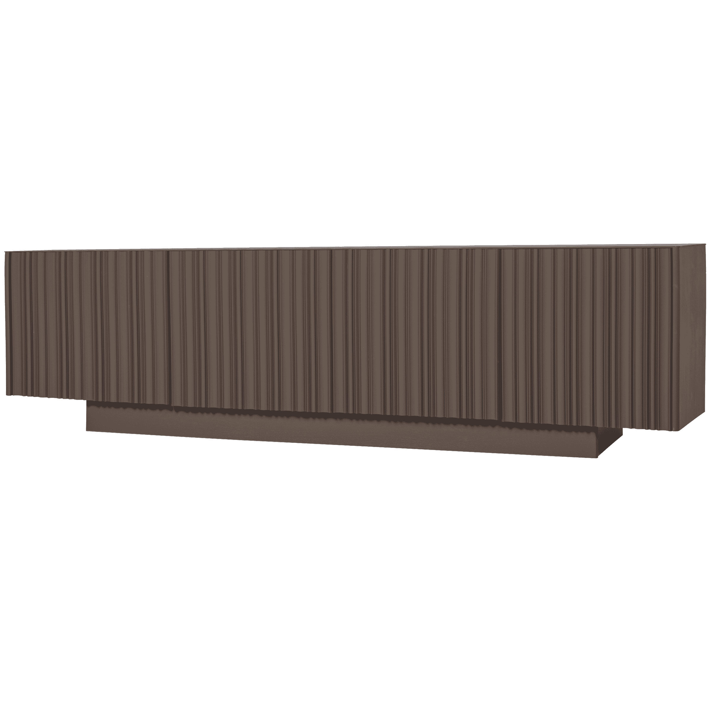 WOOOD TV-meubel Nova Grenenhout, 200cm - Truffel Bruin