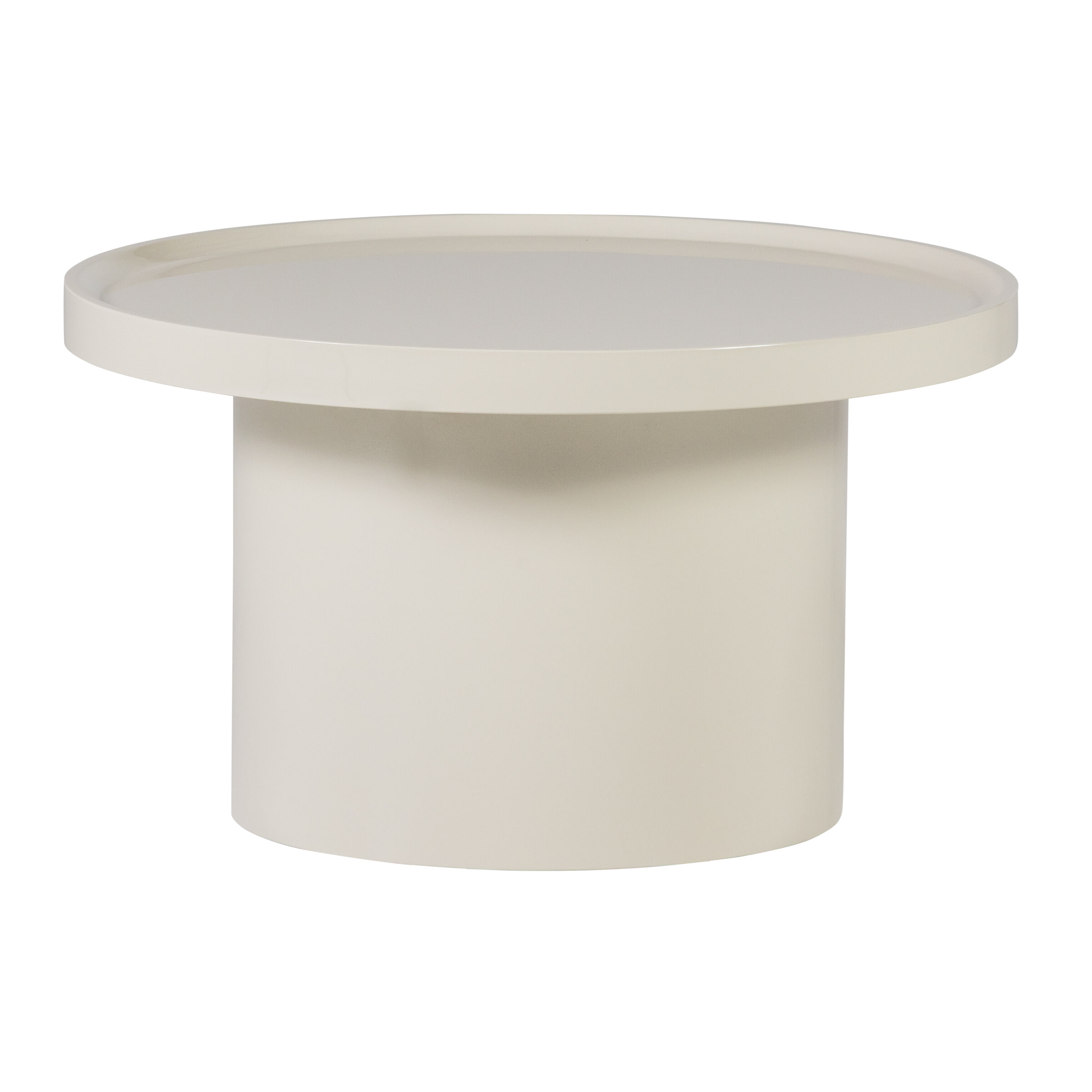 WOOOD Ronde Salontafel 'Veluna' 70cm, kleur Zand