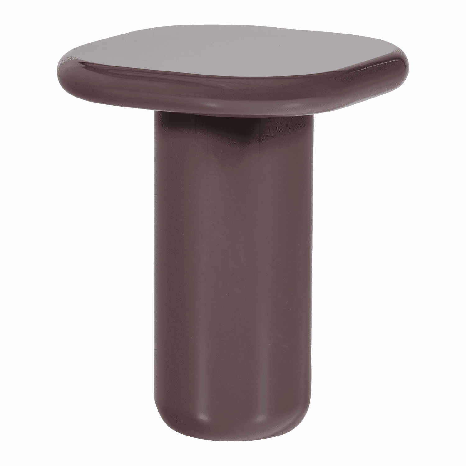 WOOOD Bijzettafel 'Zava' 50 x 50cm, kleur Donkerbruin