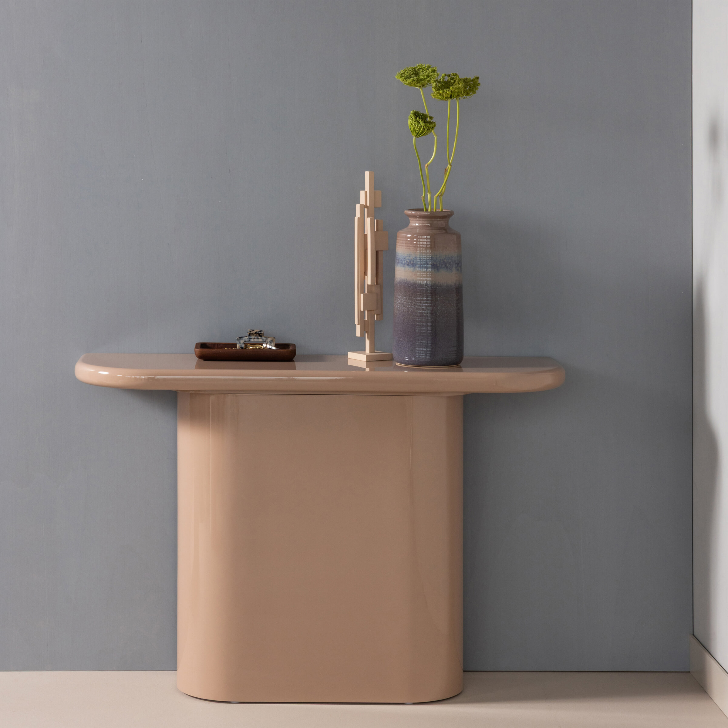 WOOOD Sidetable 'Nocta' 120cm, kleur Lichtroze