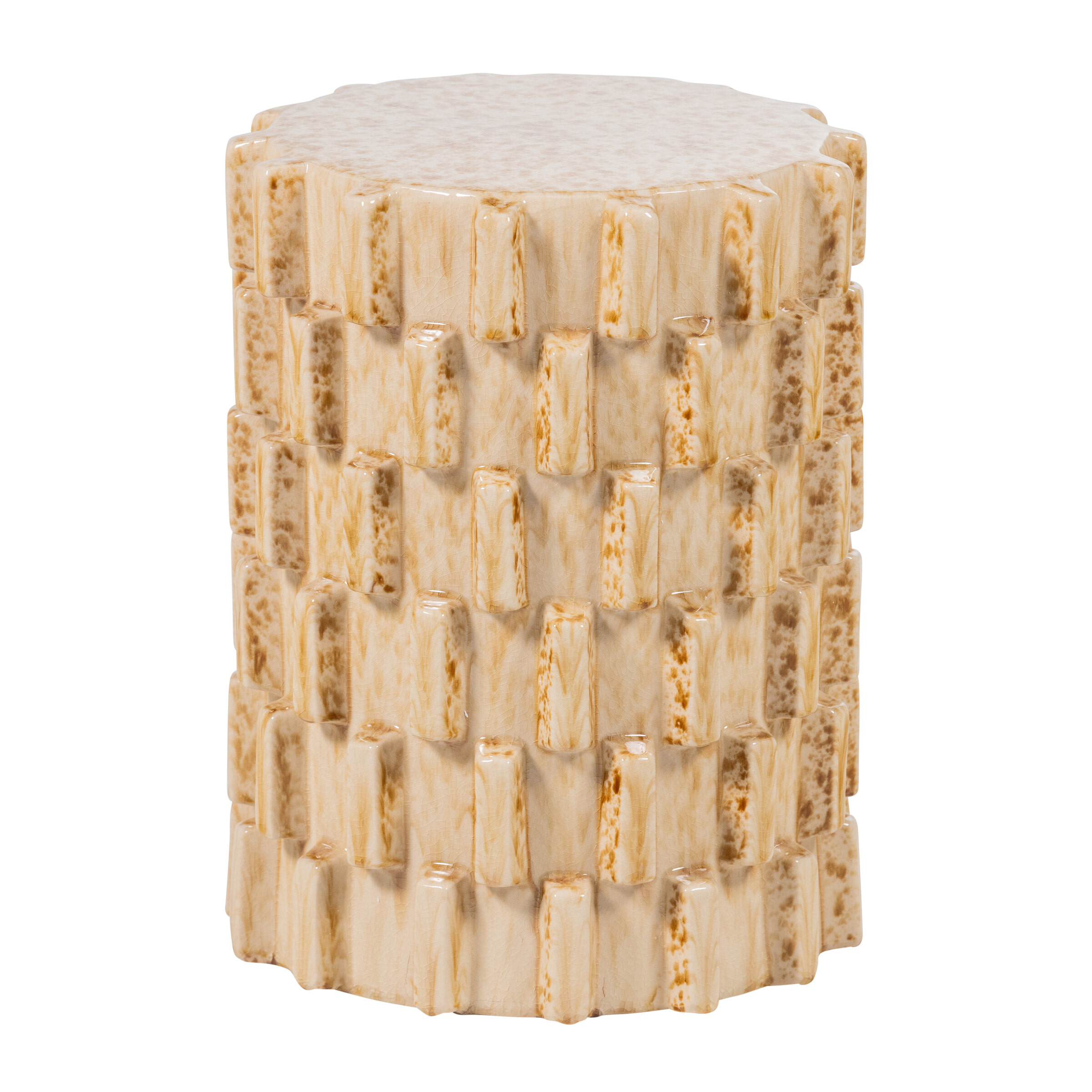 WOOOD Ronde Bijzettafel 'Axu' Keramiek, 35cm