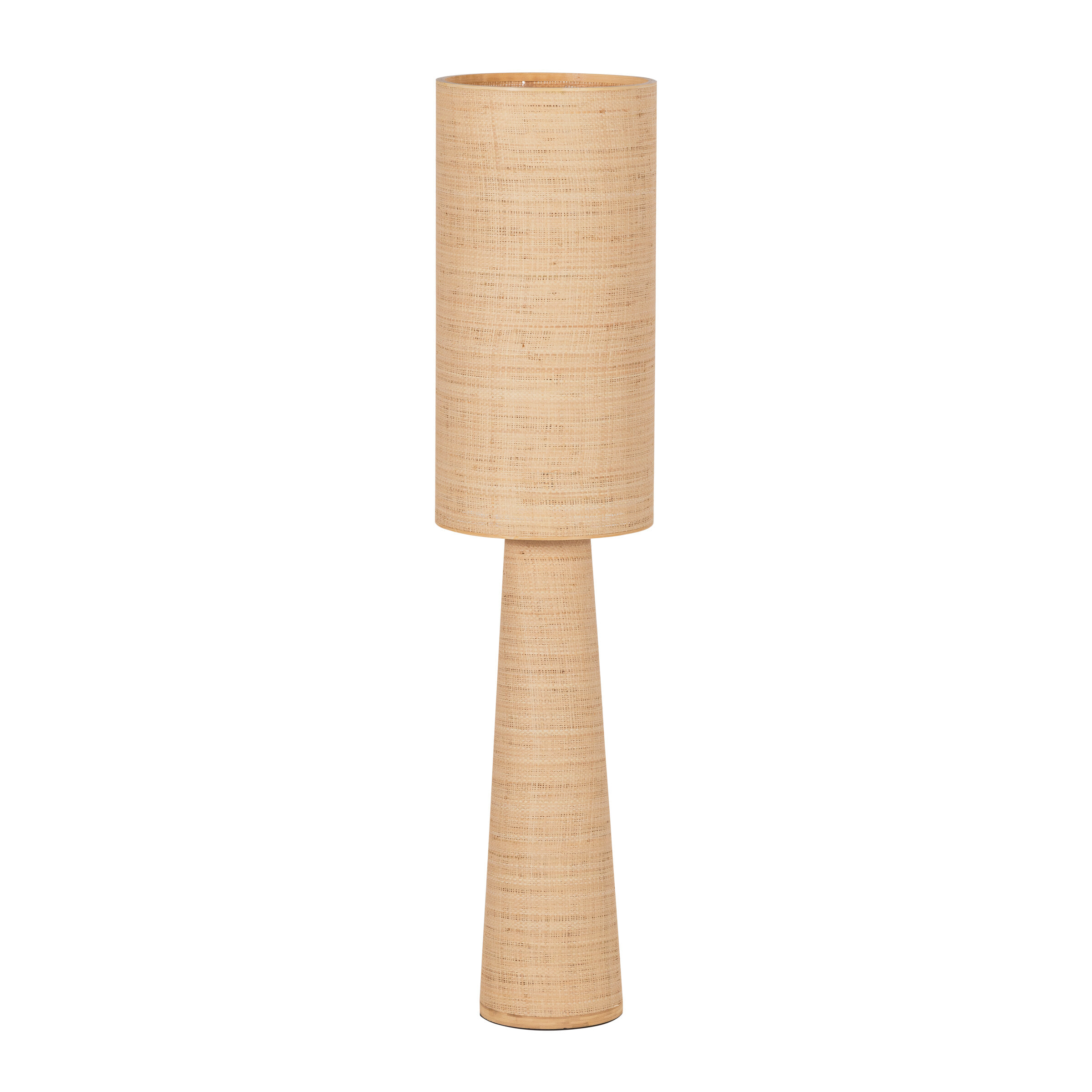 WOOOD Vloerlamp Syro Raffia, 130cm - Naturel