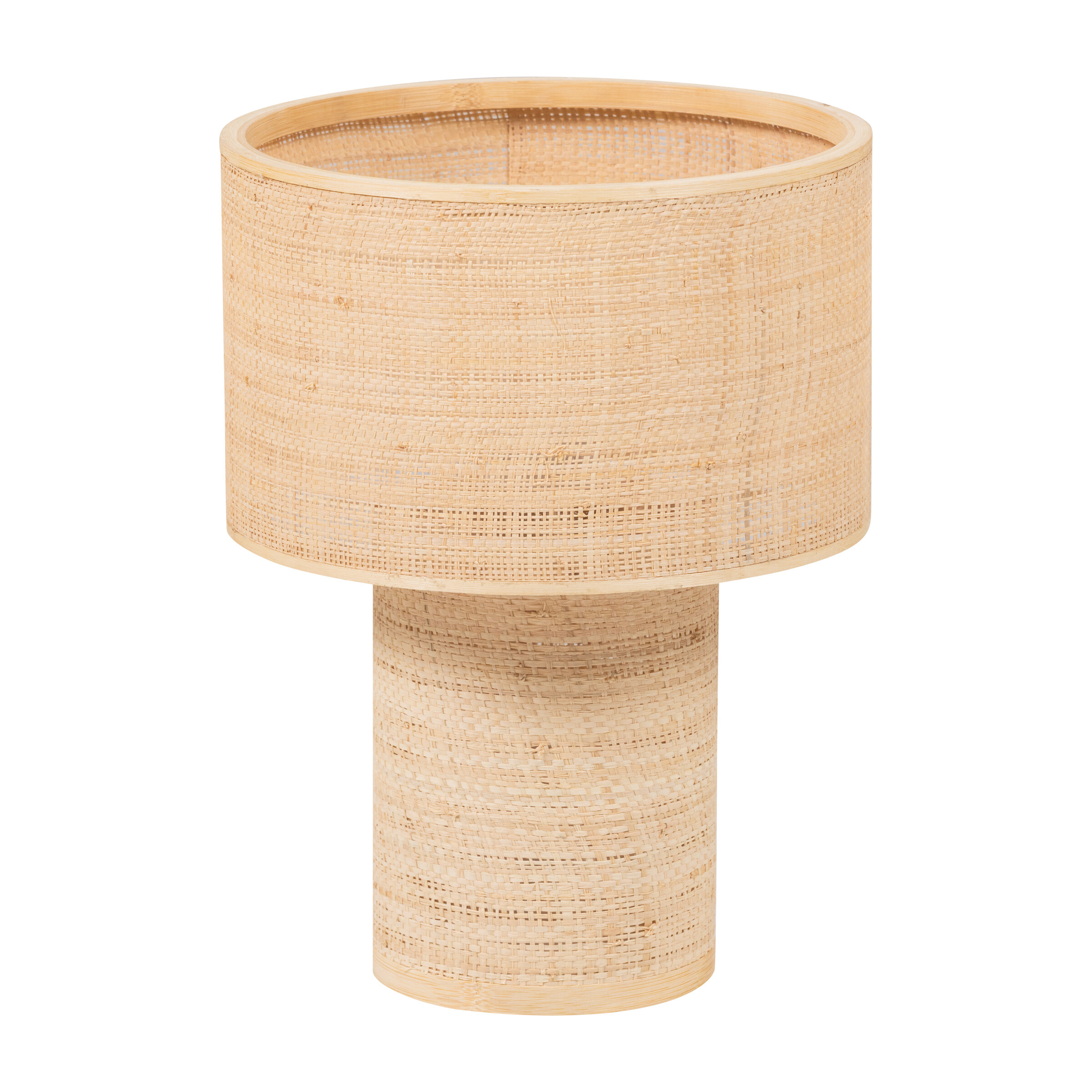 WOOOD Tafellamp 'Syro' Raffia