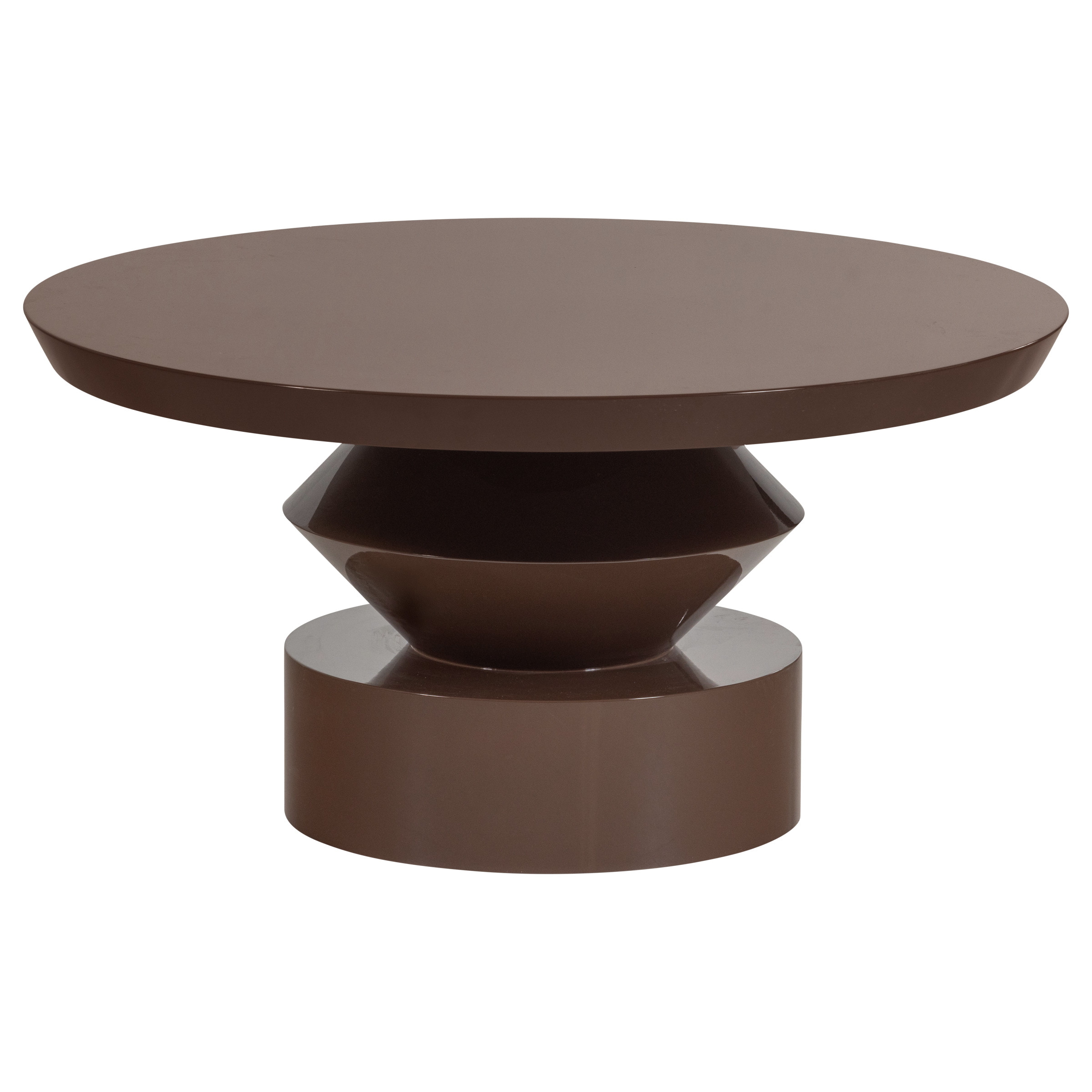 WOOOD Salontafel Auren 80cm - Bruin - Rond
