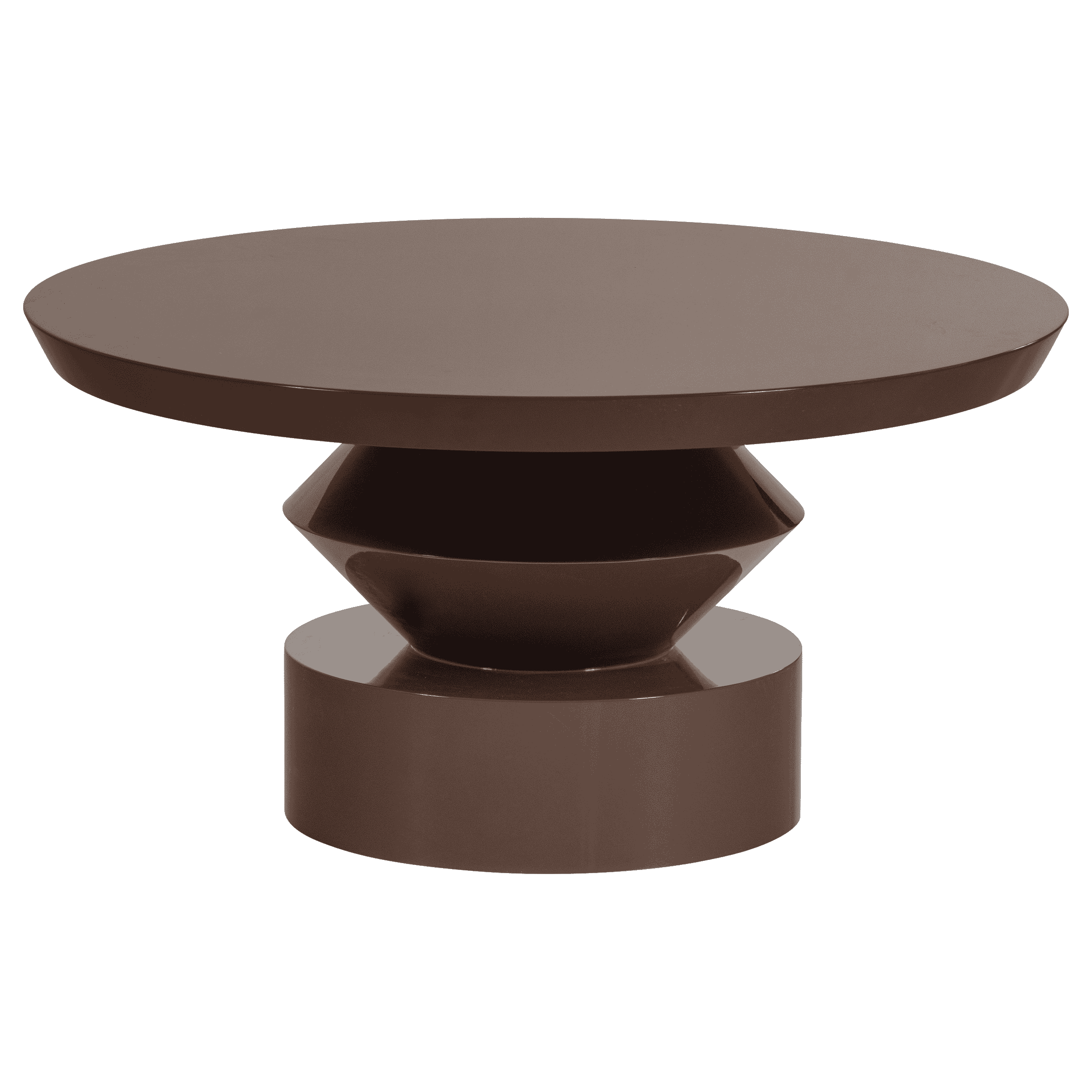 WOOOD Salontafel Auren 80cm - Bruin - Rond