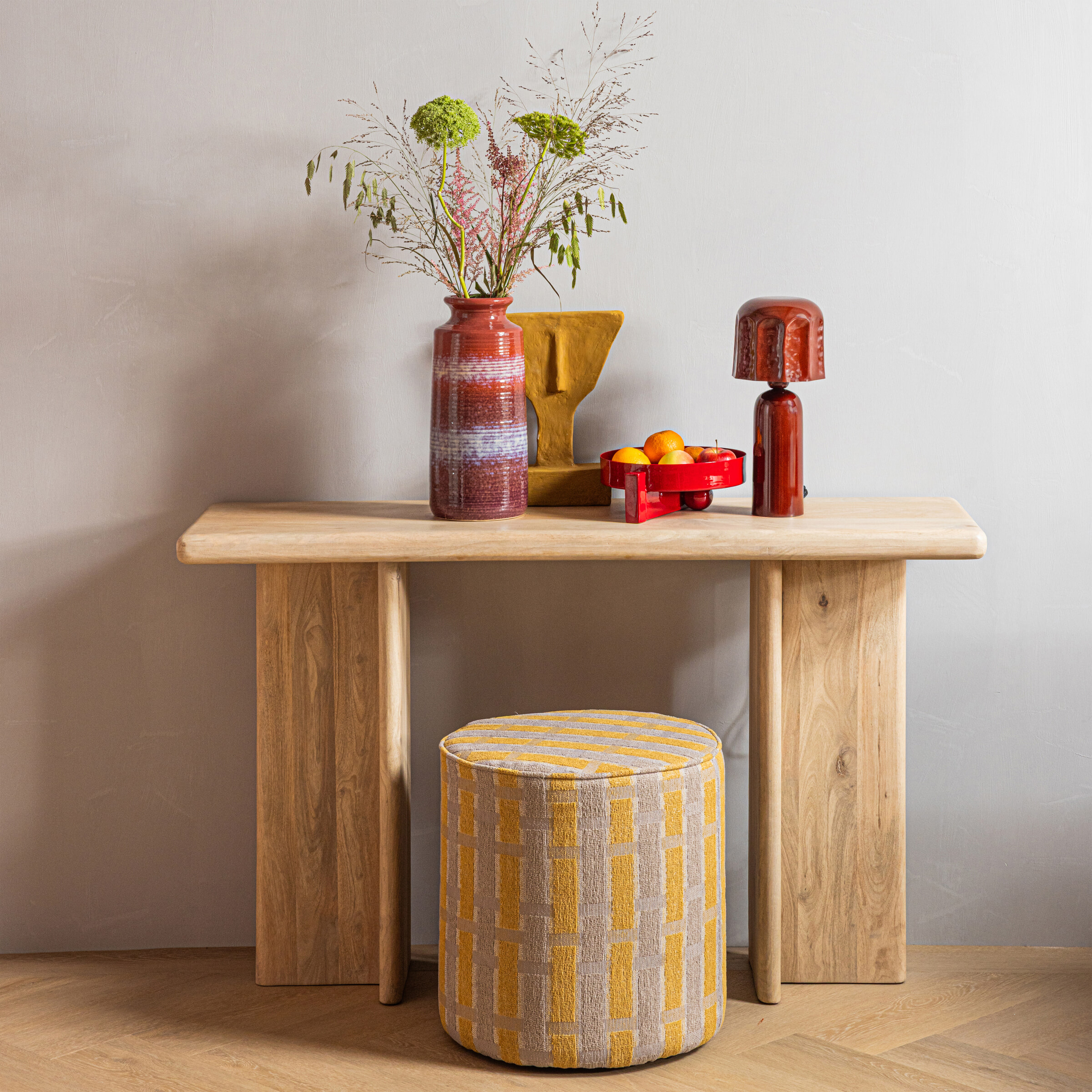 WOOOD Sidetable 'Ato' Mangohout, 135cm