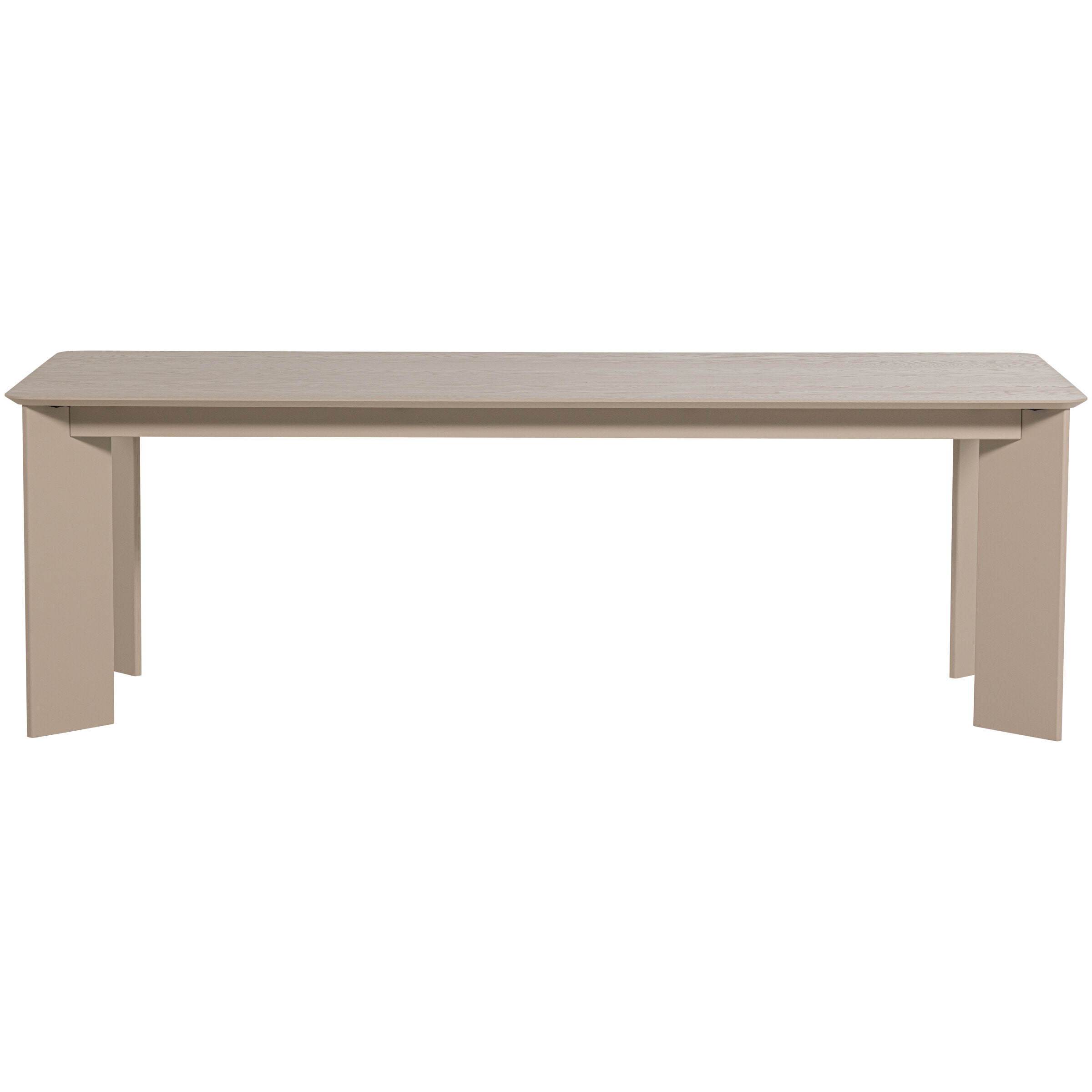 WOOOD Eettafel 'Tablo' 240 x 100cm, kleur Dakargrau