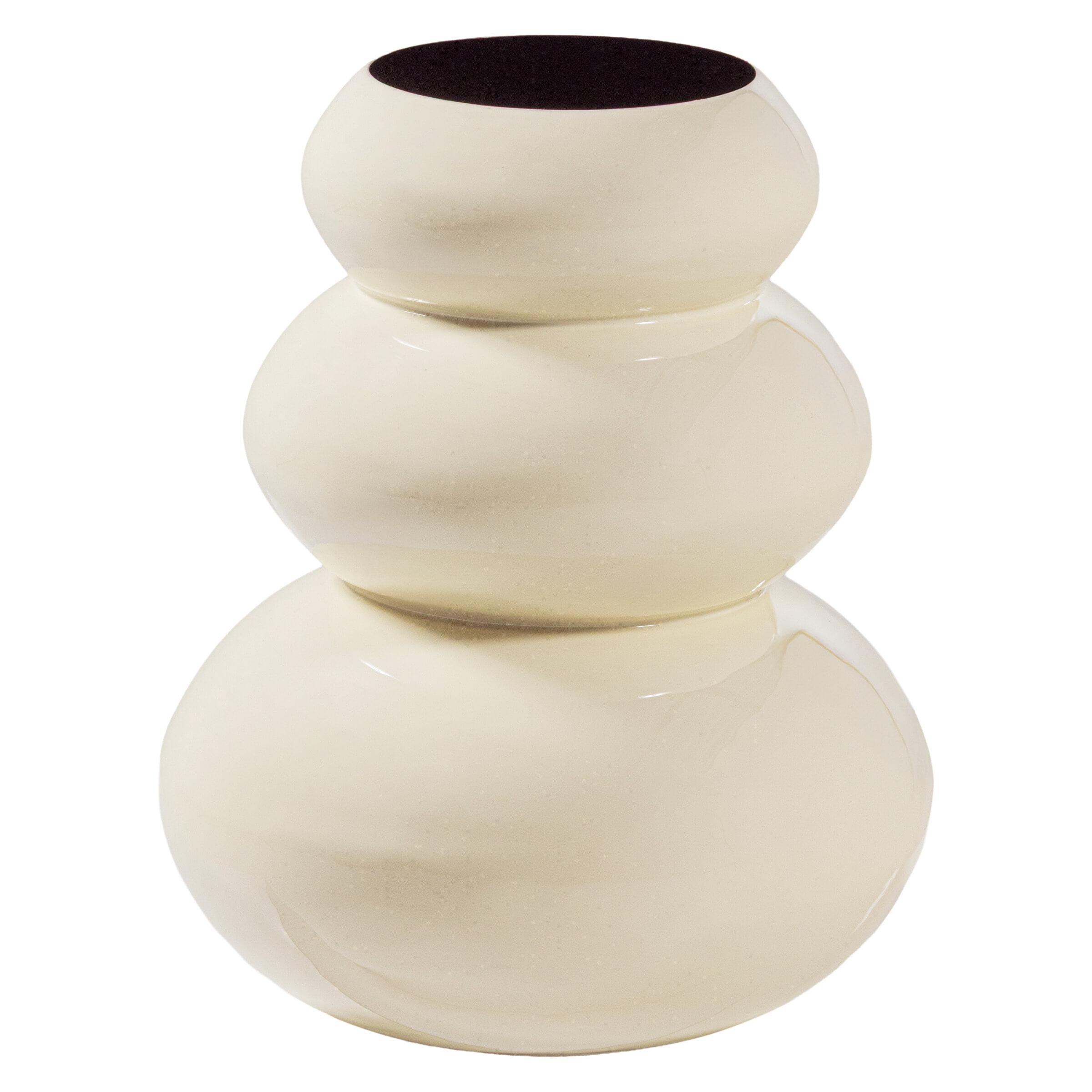 WOOOD Vaas Tera, 35cm - Lchtgeel