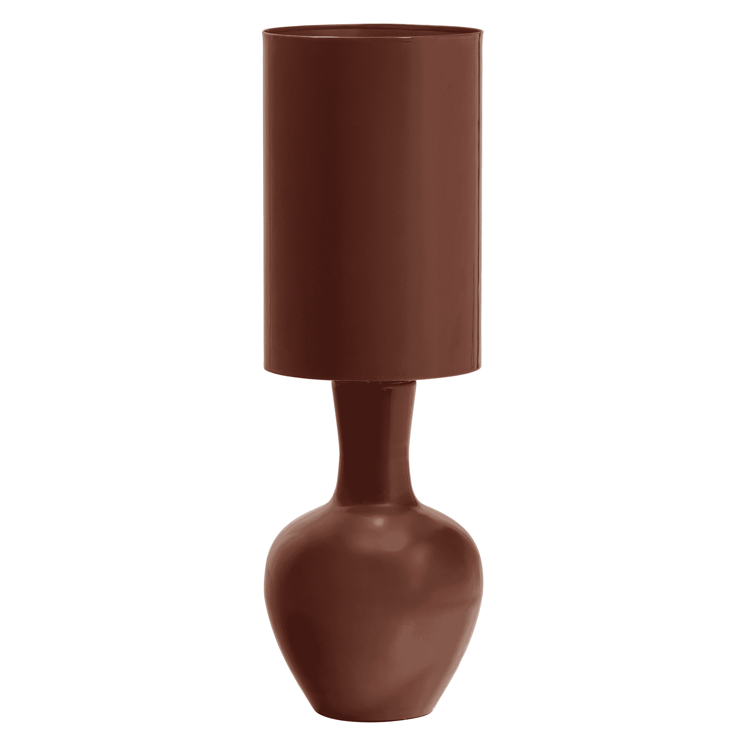 WOOOD Tafellamp 'Loa'100cm, kleur Rood