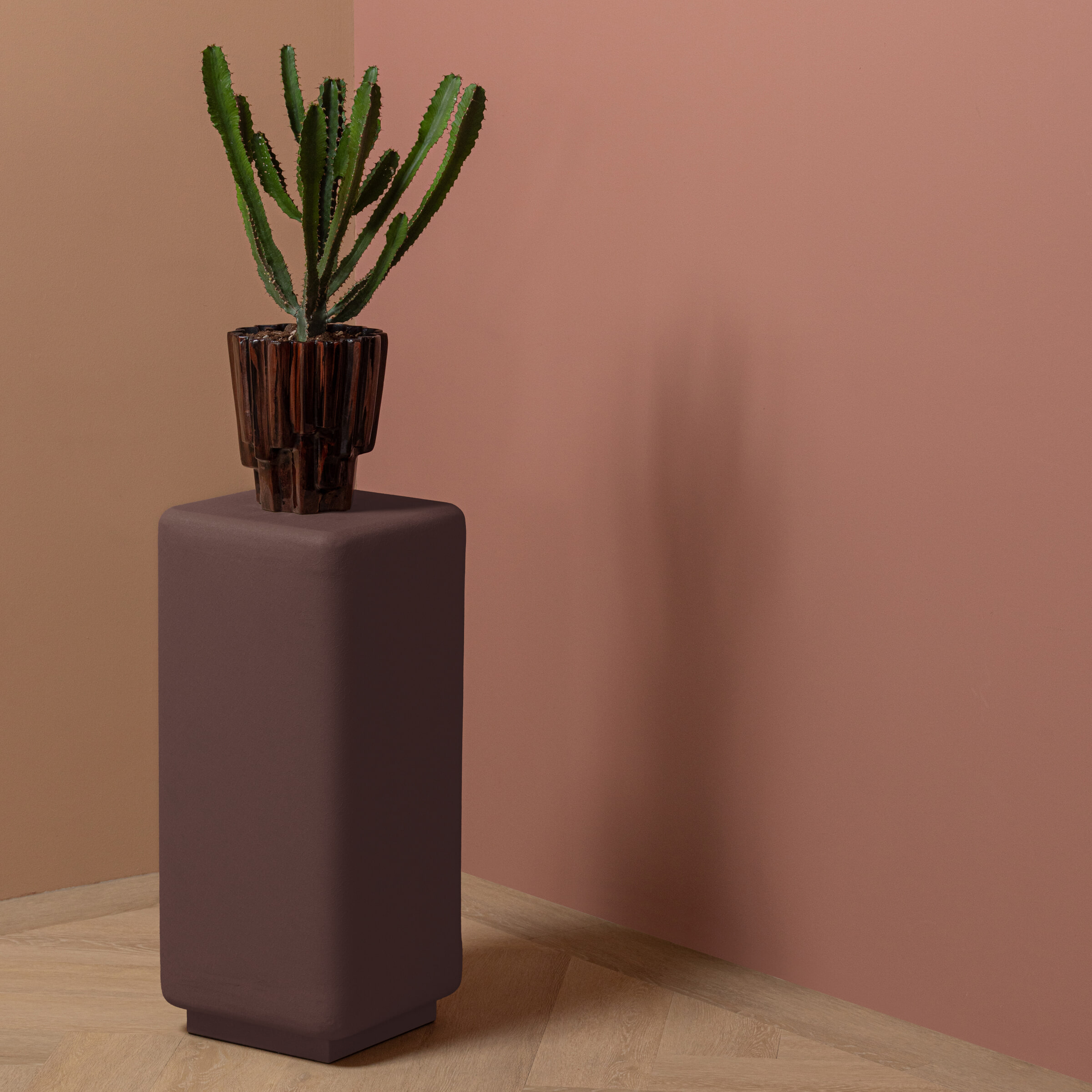 WOOOD Plantenstandaard Luen 70cm - Bruin
