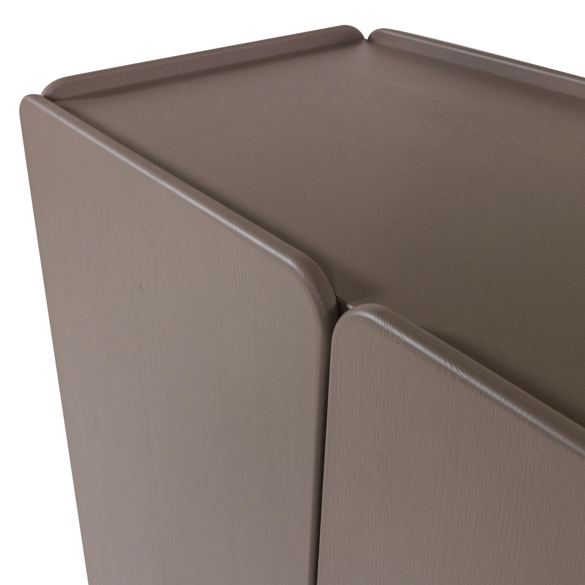 WOOOD Opbergkast 'Root' Grenenhout, 135 x 100cm, kleur Truffelbruin