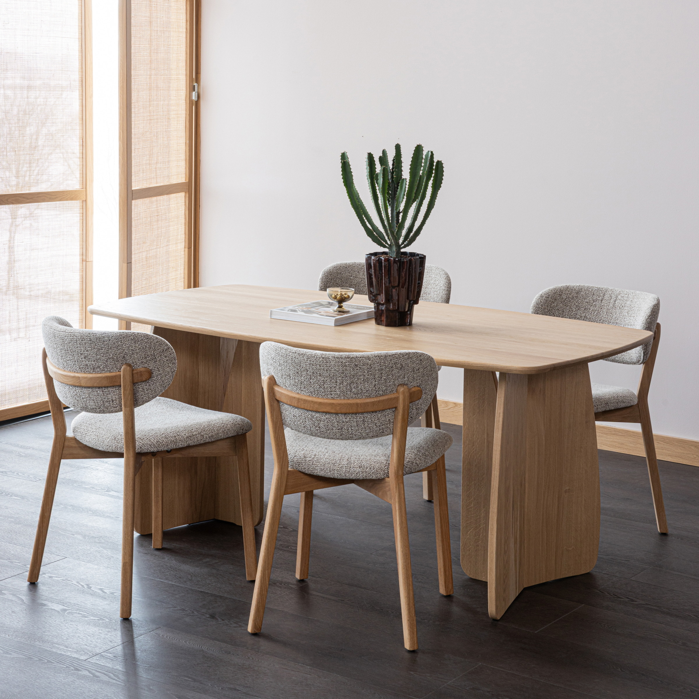 WOOOD Deens Ovale Eettafel Veere Eiken, 180 x 100cm - Naturel - Ovaal