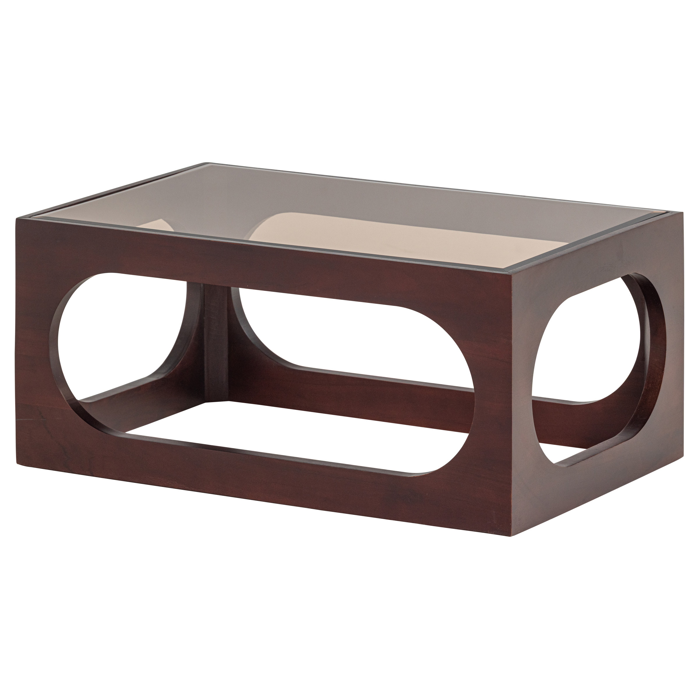 WOOOD Salontafel Trax Acaciahout, 77 x 50cm - Bruin