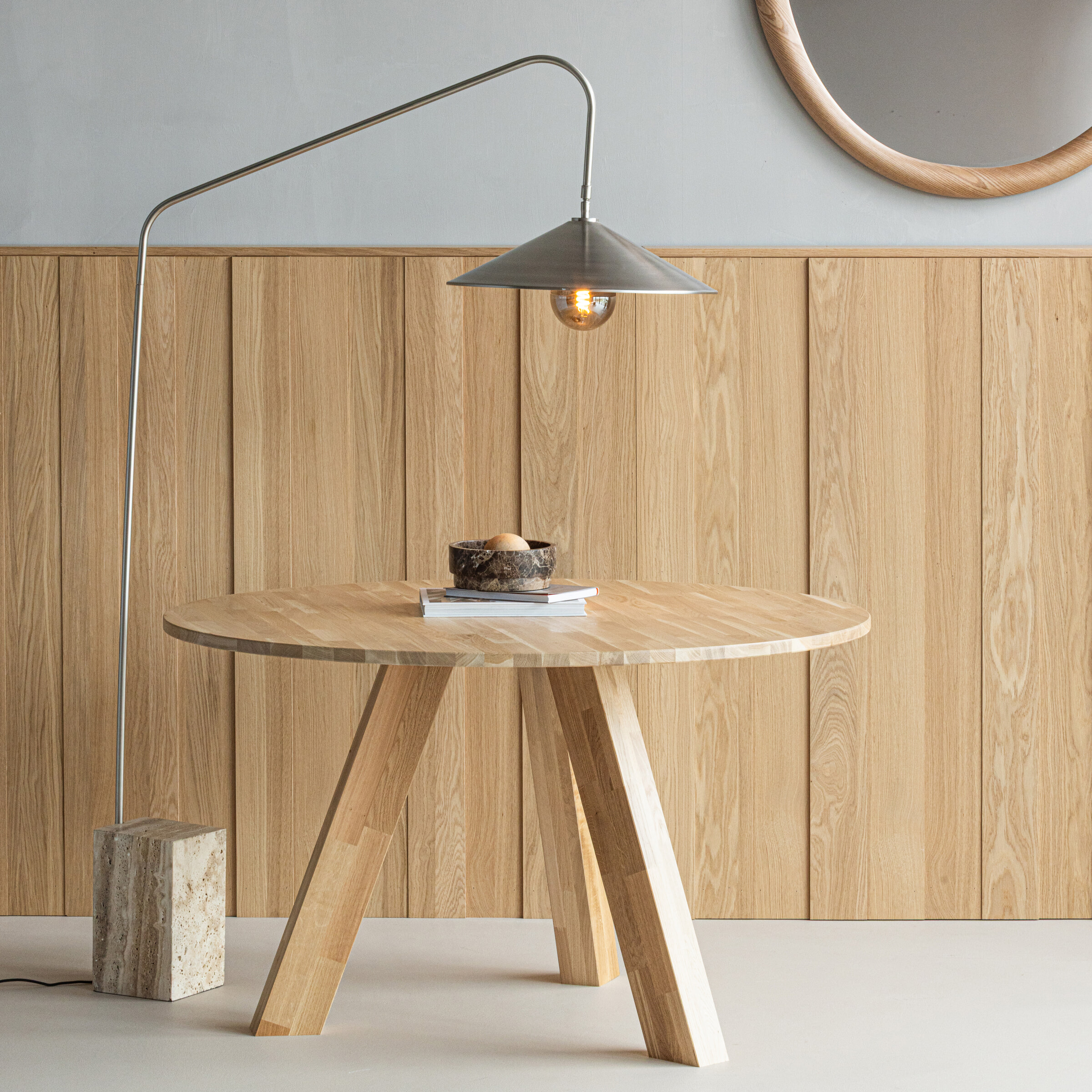 WOOOD Vloerlamp Korn 182cm - Chroom