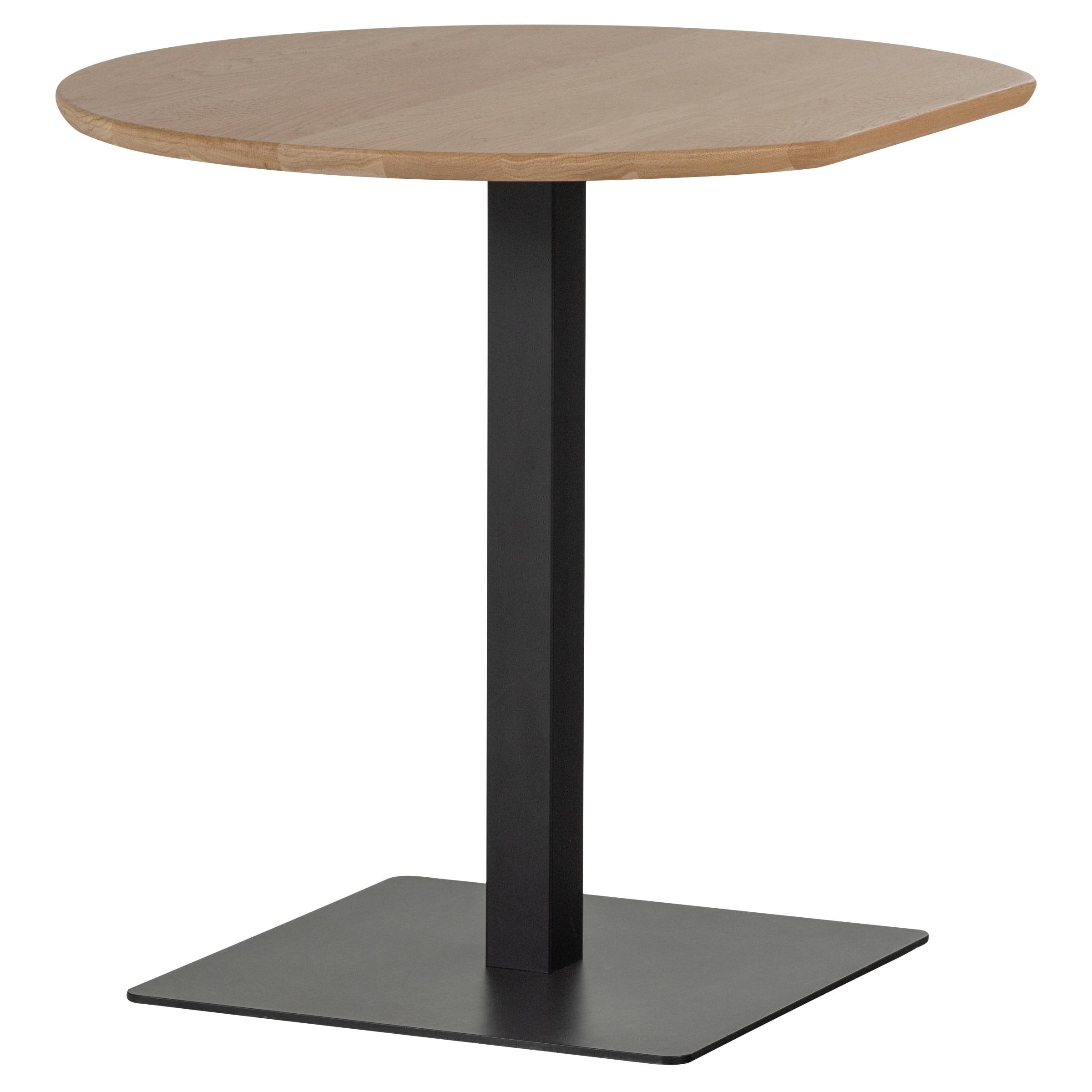 WOOOD Eettafel Tablo Eikenhout, Eindstuk, 79 x 73cm - Transparant