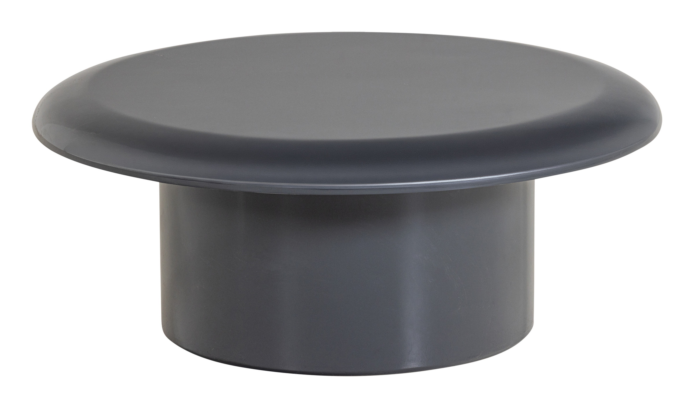 WOOOD Ronde Salontafel Alvo MDF, Ø80cm - Donkergrijs