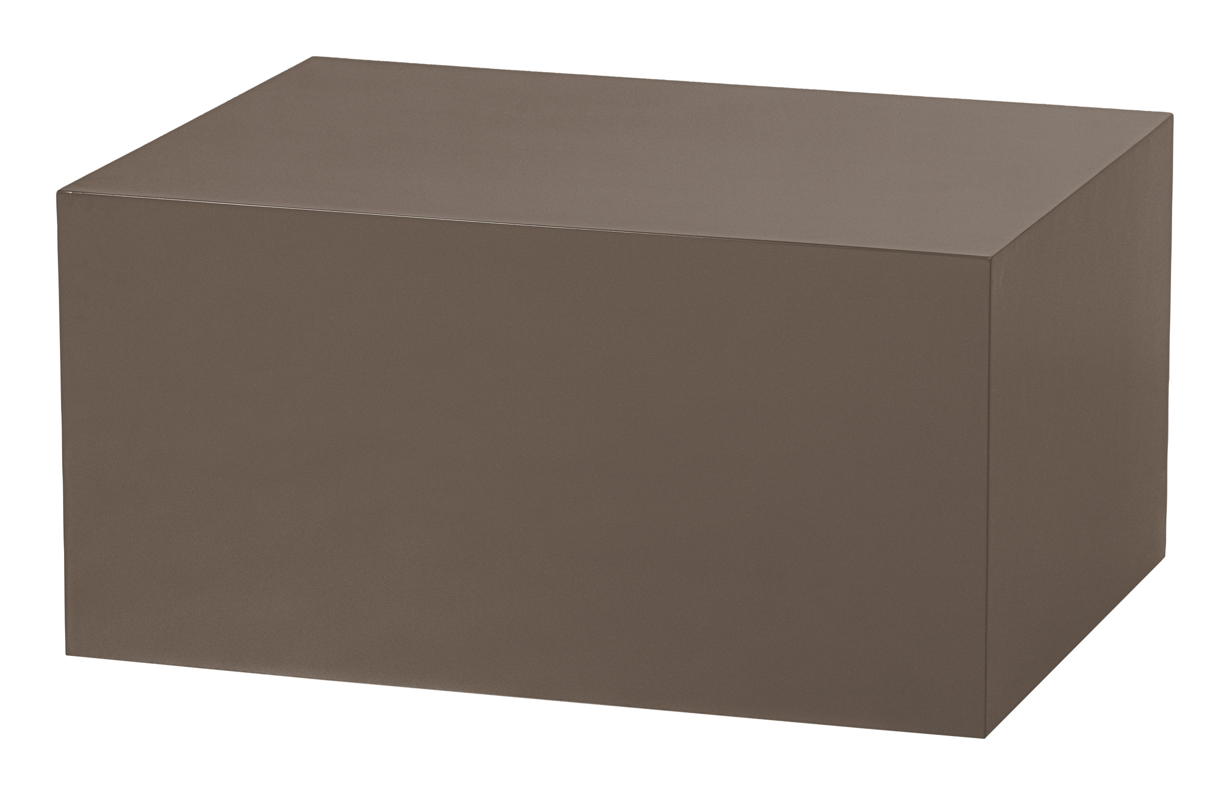 WOOOD Salontafel Savo Hoogglans MDF, 80 x 60cm - Mokkabruin