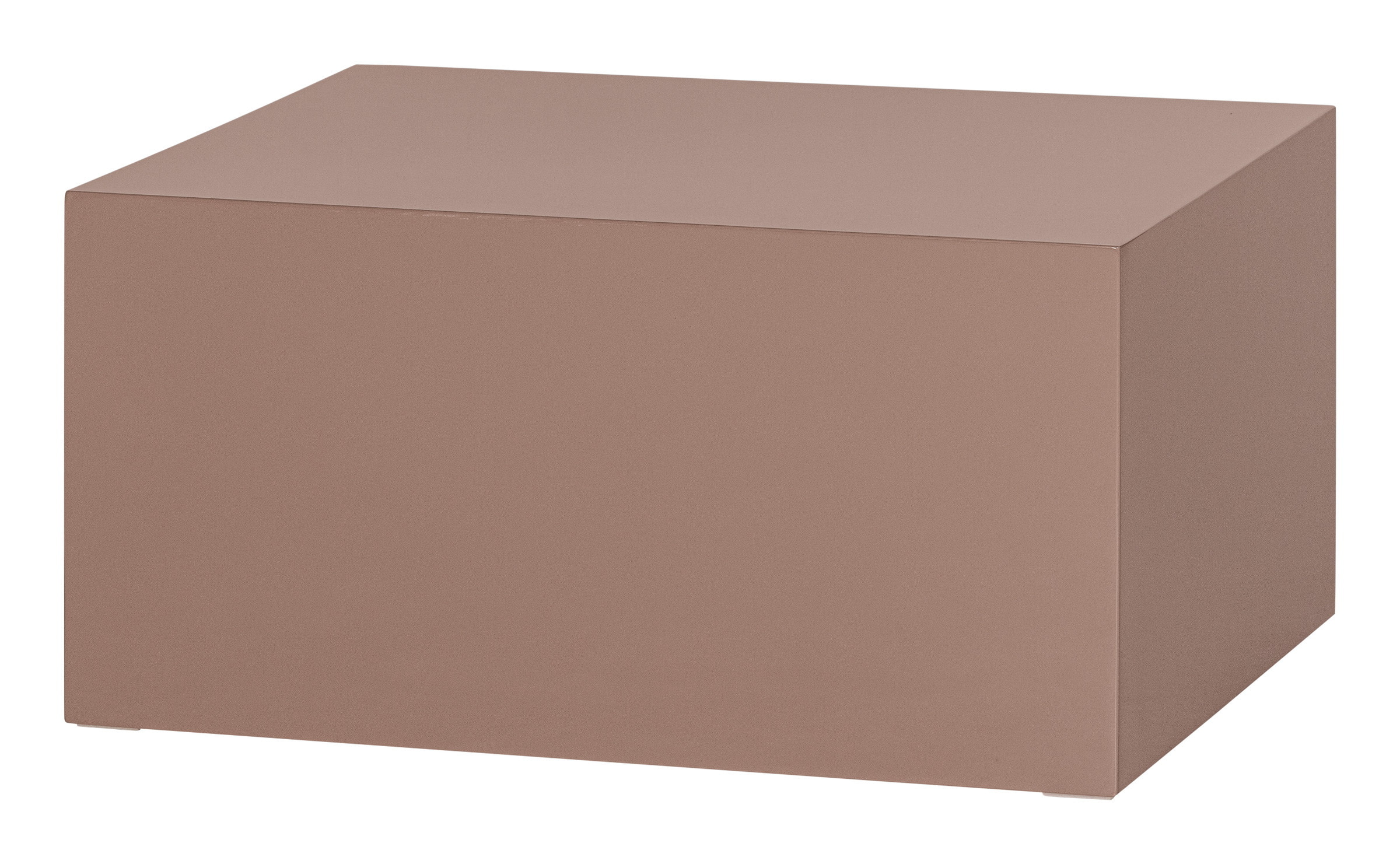 WOOOD Salontafel Savo MDF Hoogglans, 80 x 60cm - Oudroze
