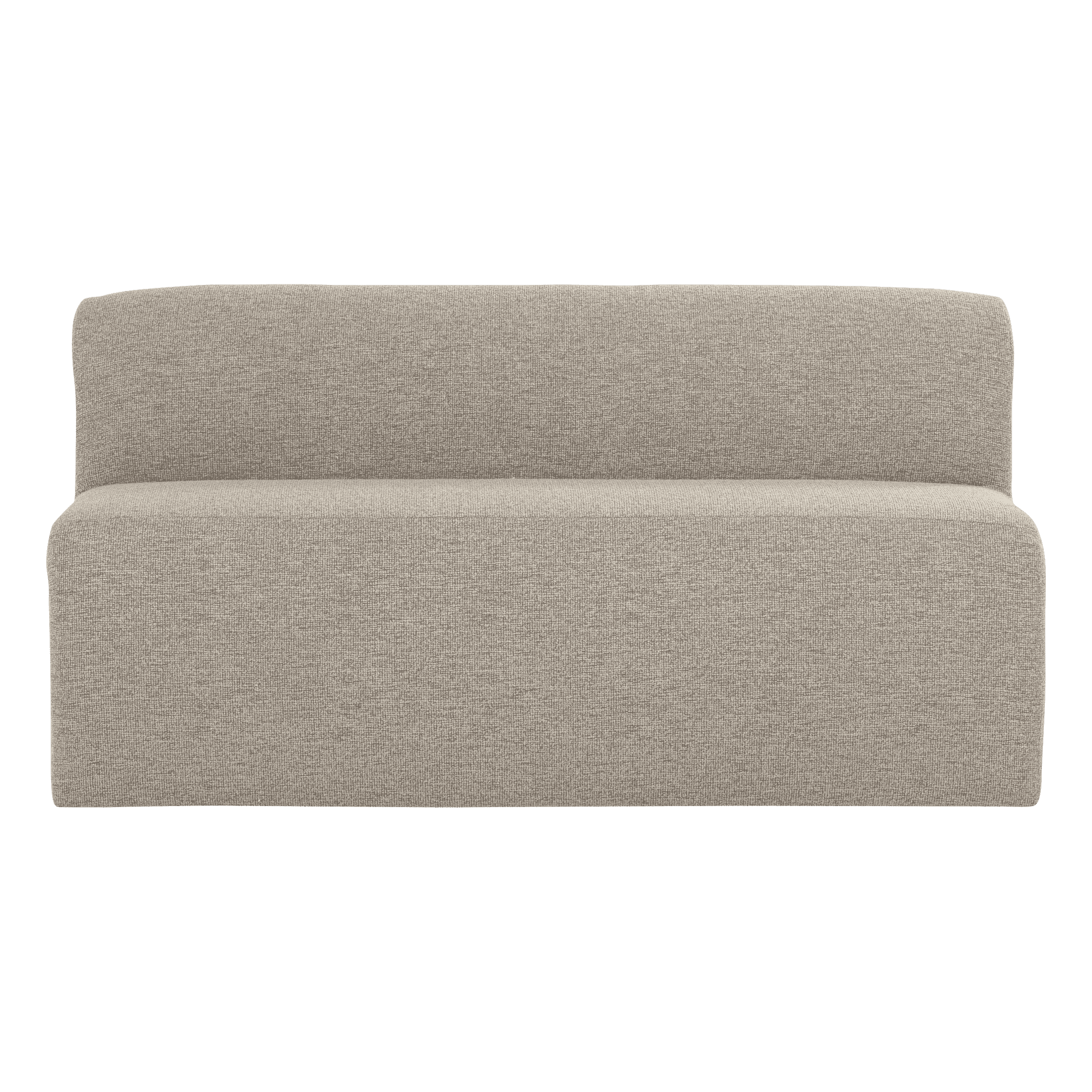 WOOOD Modulaire Eetkamerbank Mojo Base Bouclé, 164cm - Beige