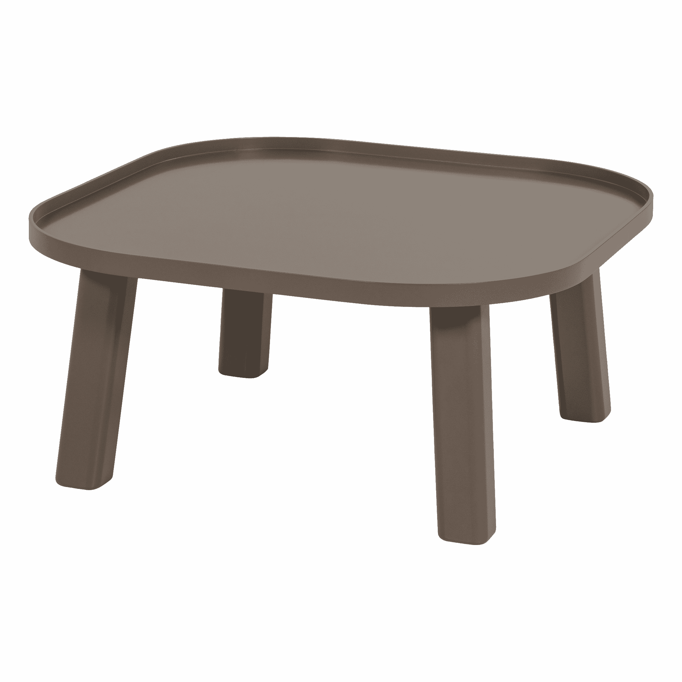 WOOOD Vierkante Salontafel Mosa 80 x 80cm - Mokkabruin
