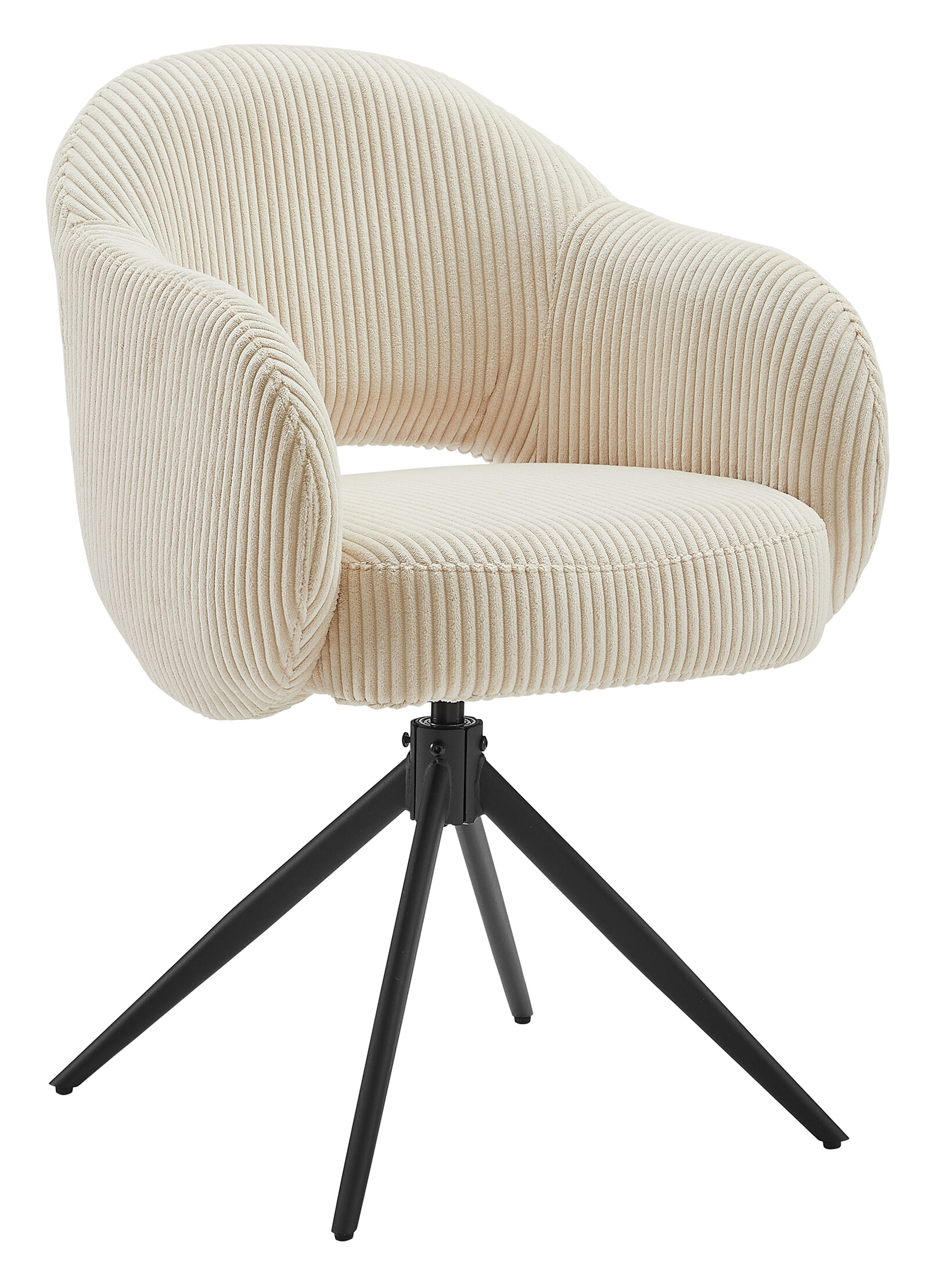 Artistiq Draaibare Eetkamerstoel 'Melodee' Ribstof