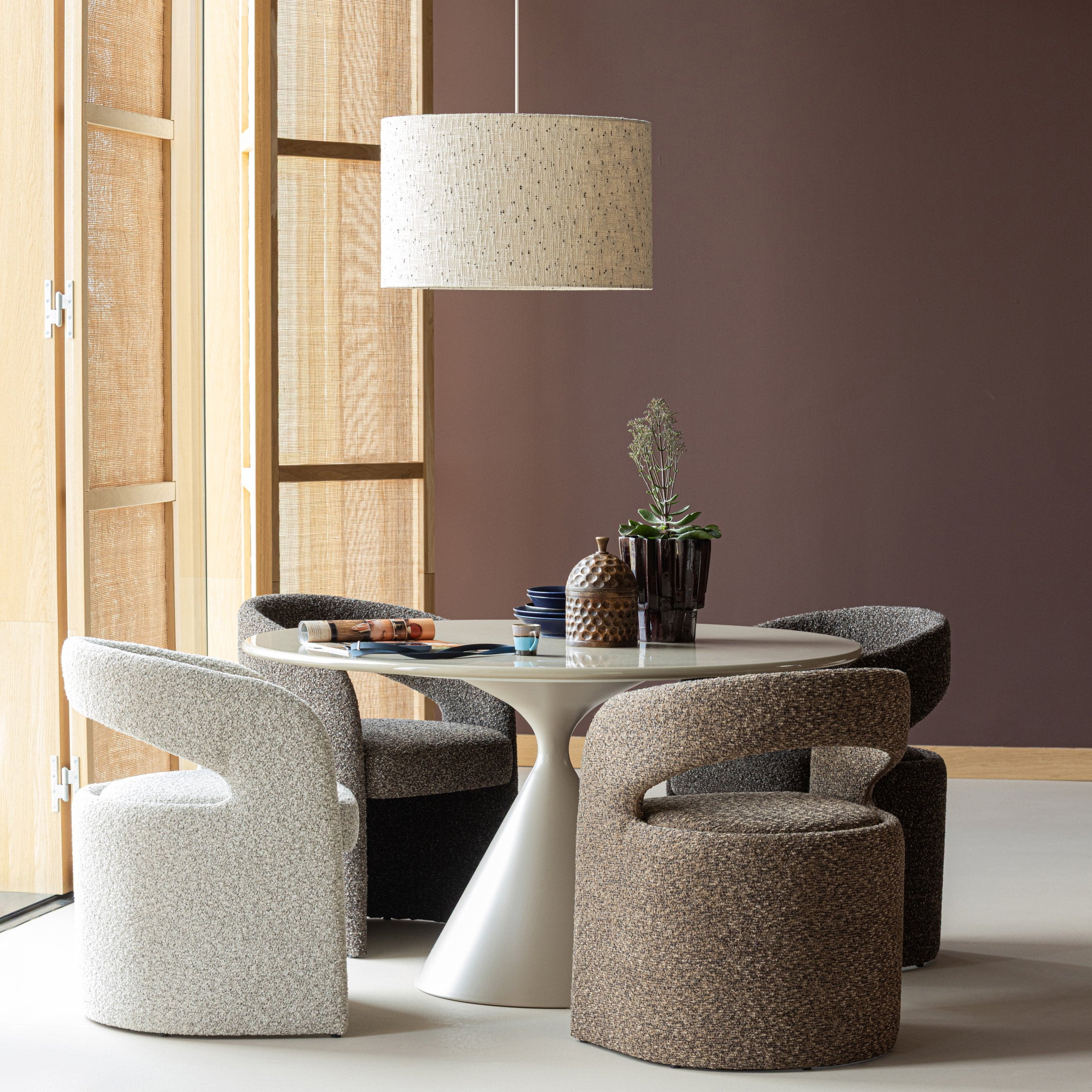 WOOOD Ronde Eettafel Mavo Ø130cm - Zand