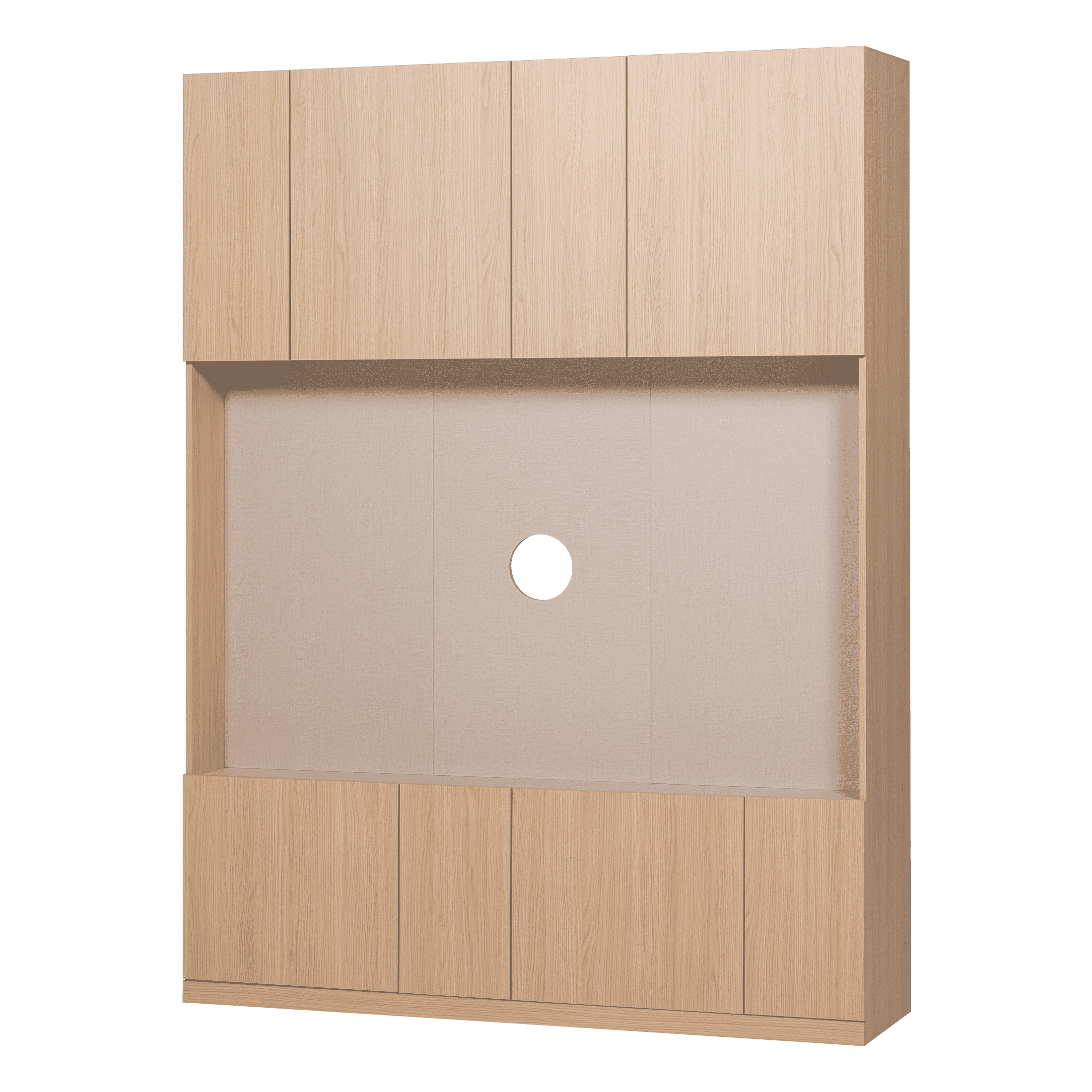 WOOOD TV-kast Build Eikenlook, 215 x 160cm - Naturel