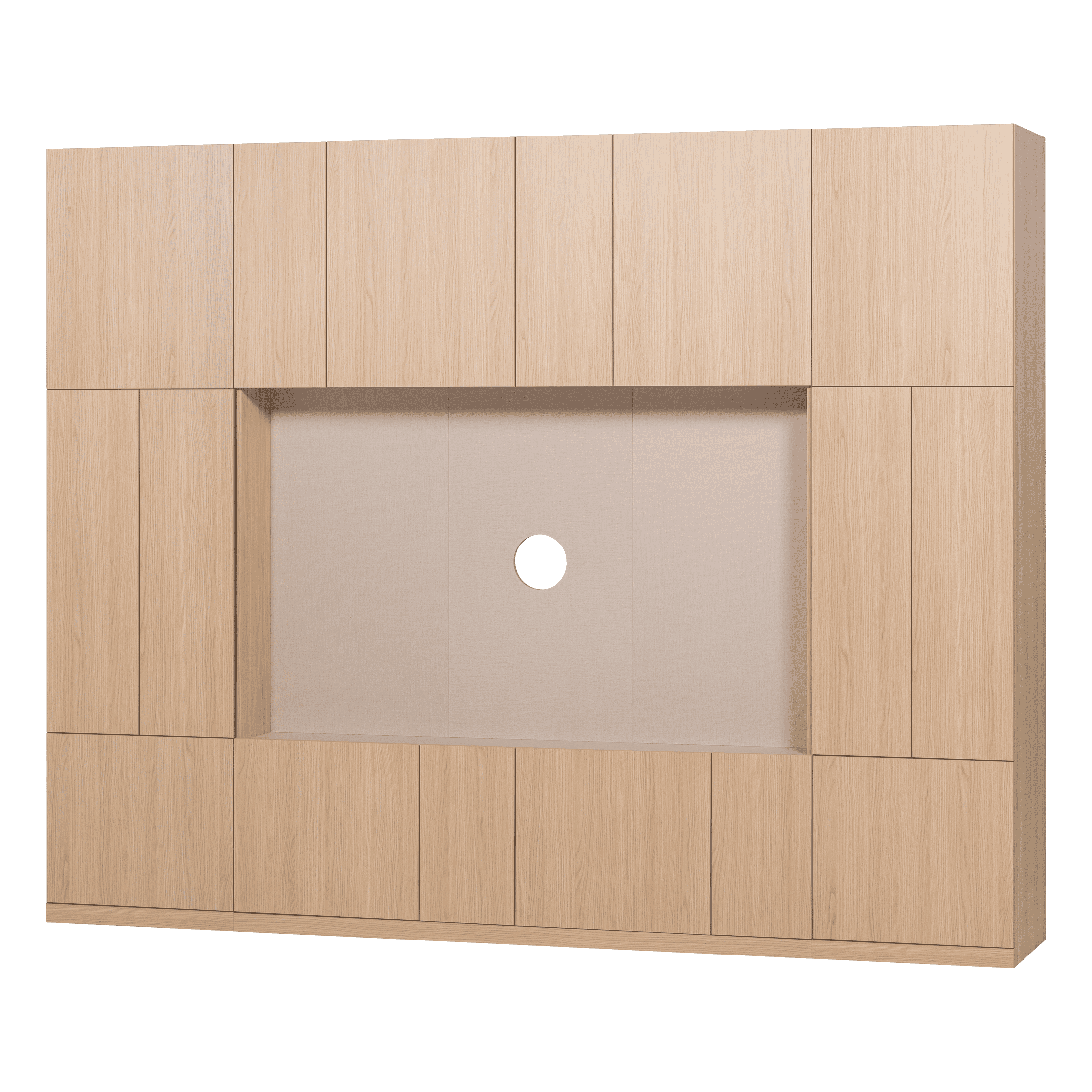WOOOD TV-kast Build Eikenlook, 215 x 268cm - Naturel