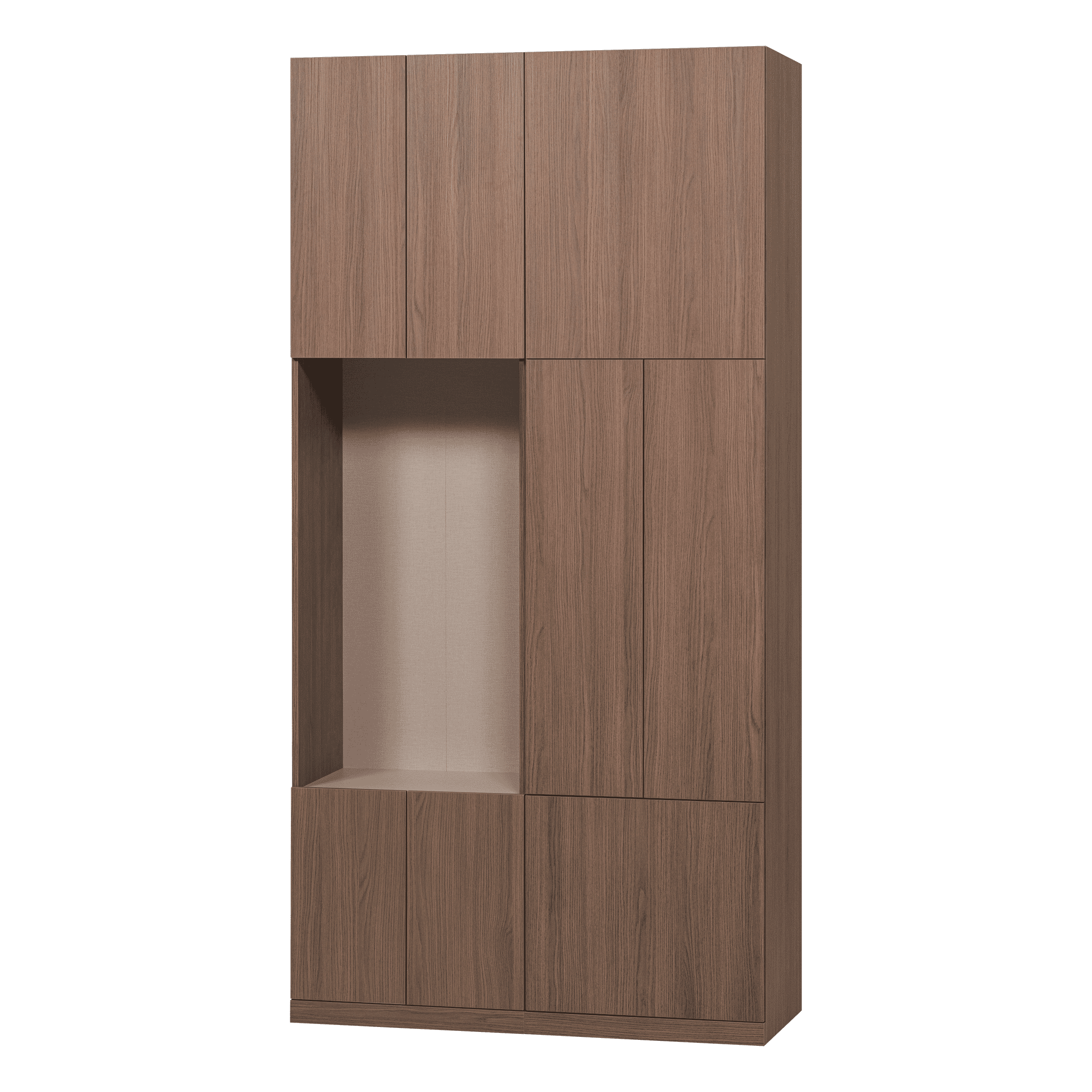 WOOOD Opbergkast Build Eikenlook, 215 x 108cm - Bruin