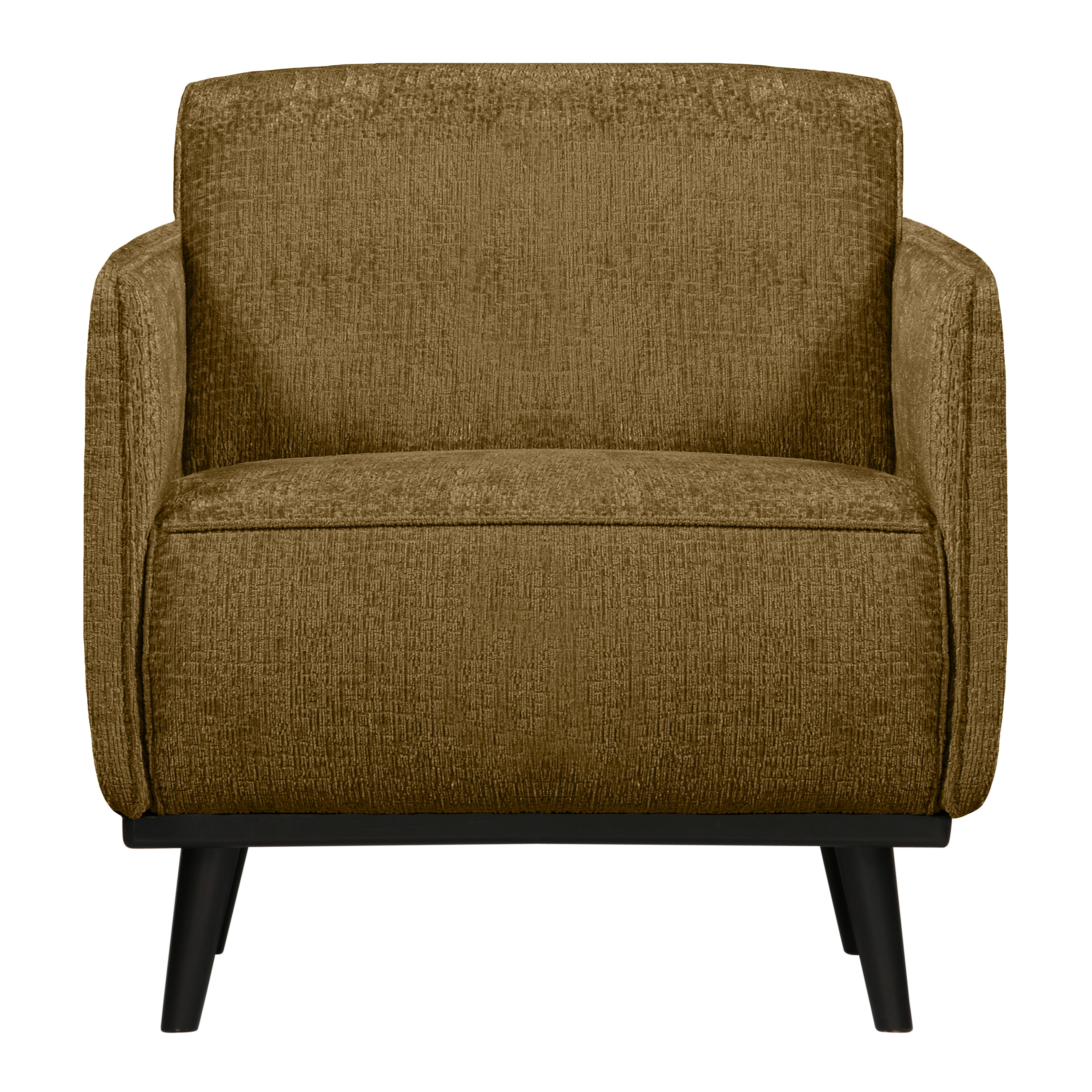 WOOOD Fauteuil 'Statement' Met Armleuning, Structure Velvet, kleur Brass