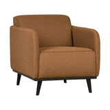 WOOOD Fauteuil 'Statement' Met arm, Bouclé, kleur Butter