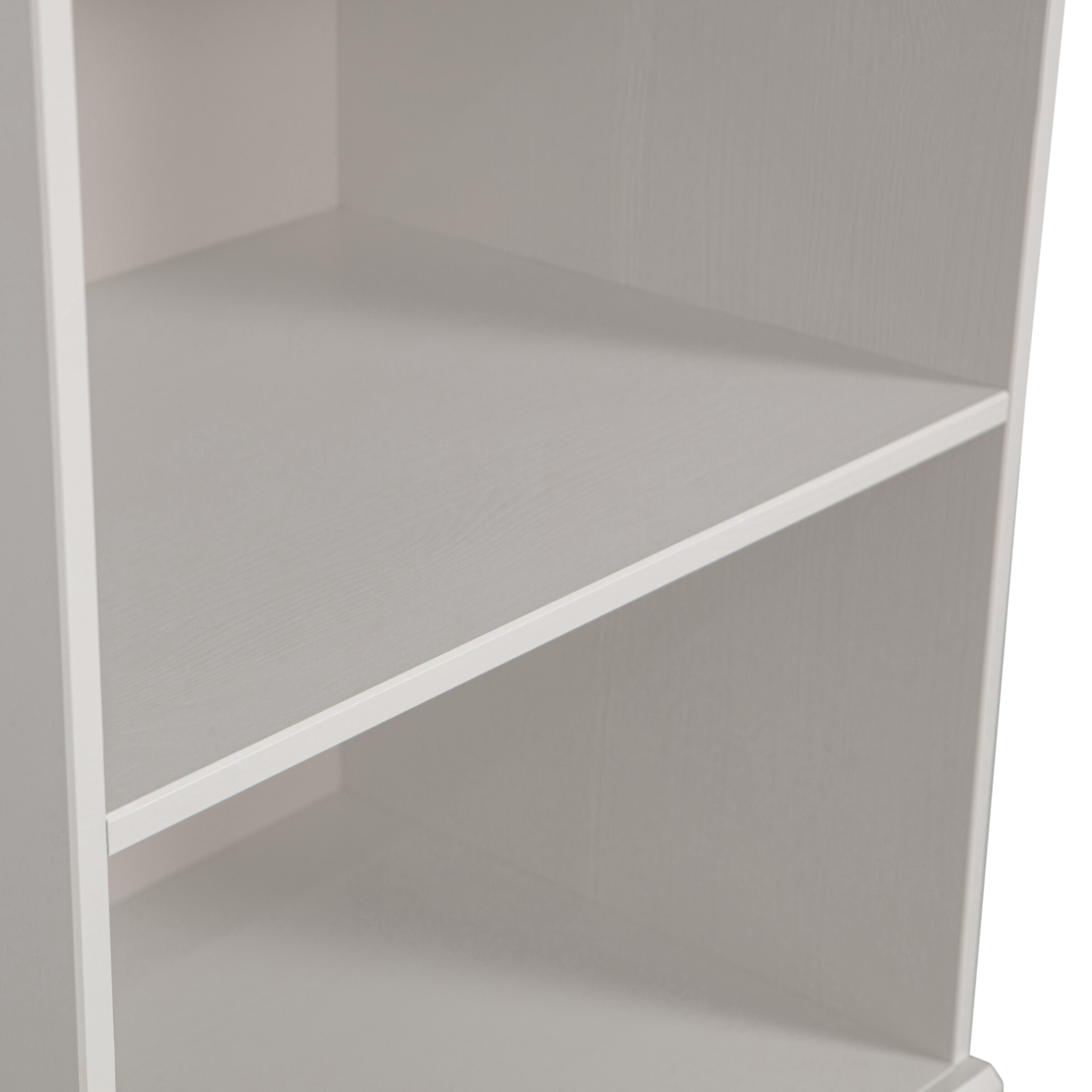 WOOOD Boekenkast 'Bold' Grenen, 215 x 54cm, kleur Sneeuwwit