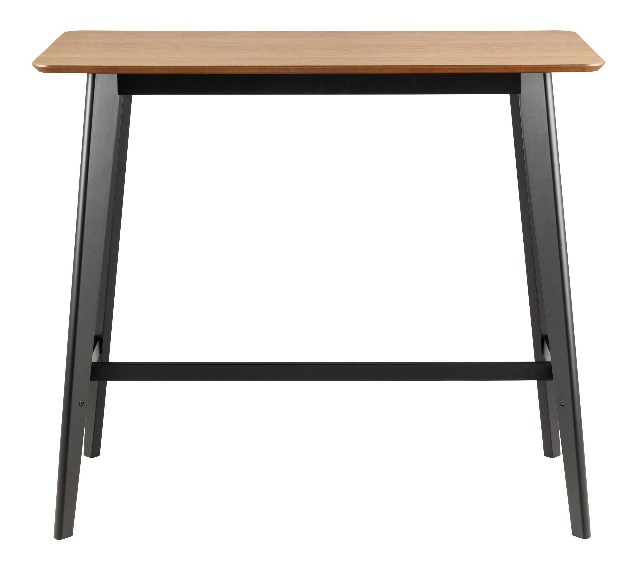 Bendt Bartafel 'Torkil' Eiken met zwart onderstel, 120 x 60cm