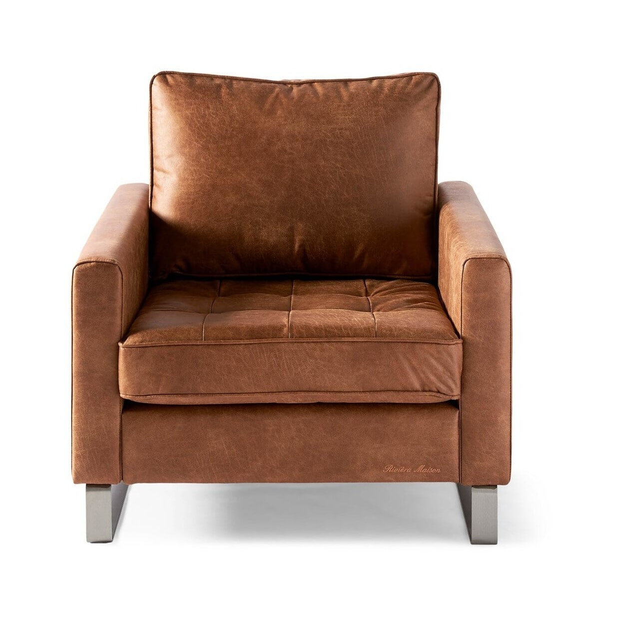 Rivièra Maison Fauteuil 'West Houston' Pellini, kleur Brown Rivièra Maison Fauteuil 'West Houston' Pellini, kleur Brown