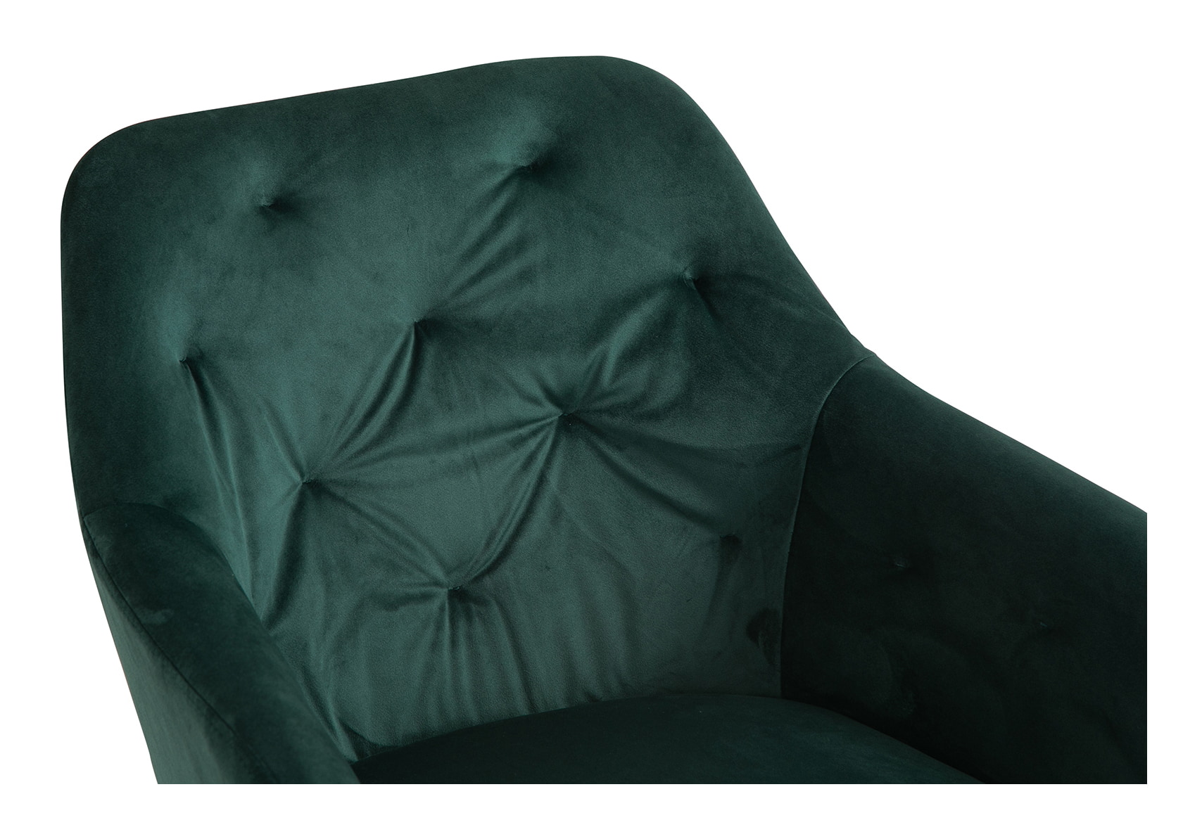 Artistiq Eetkamerstoel 'Romeo' Velvet, kleur groen
