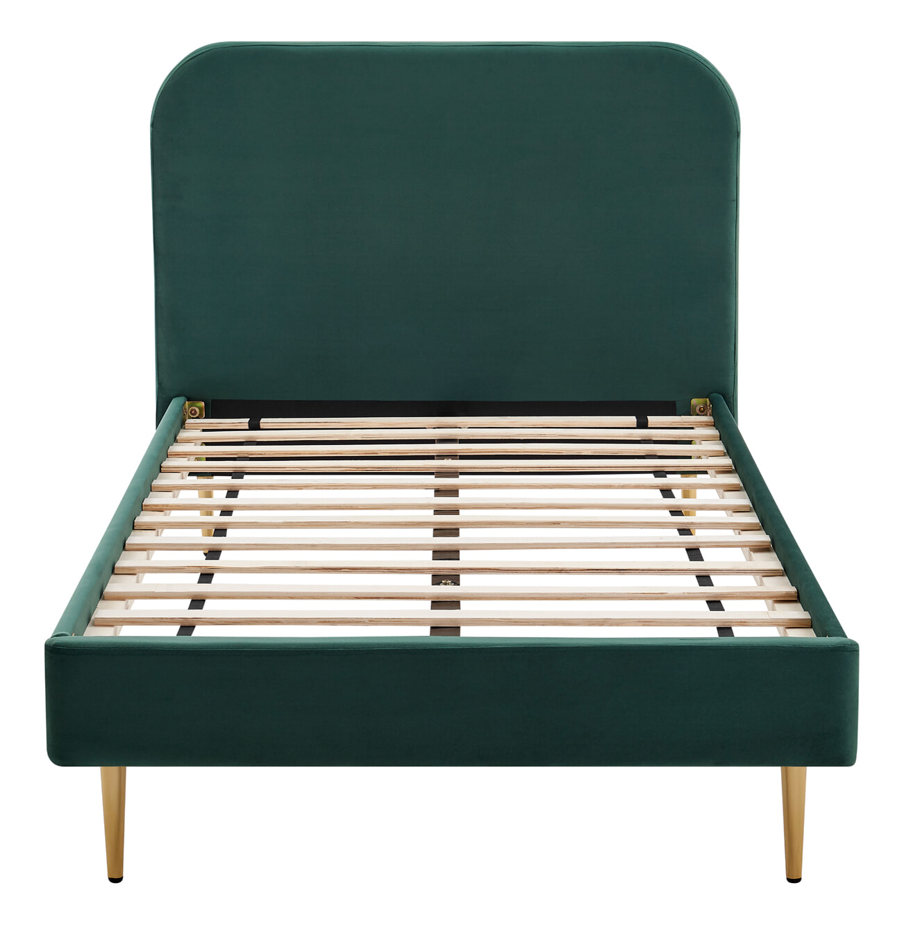 Artistiq Bed 'Federico' Velvet, 90 x 200cm, kleur groen