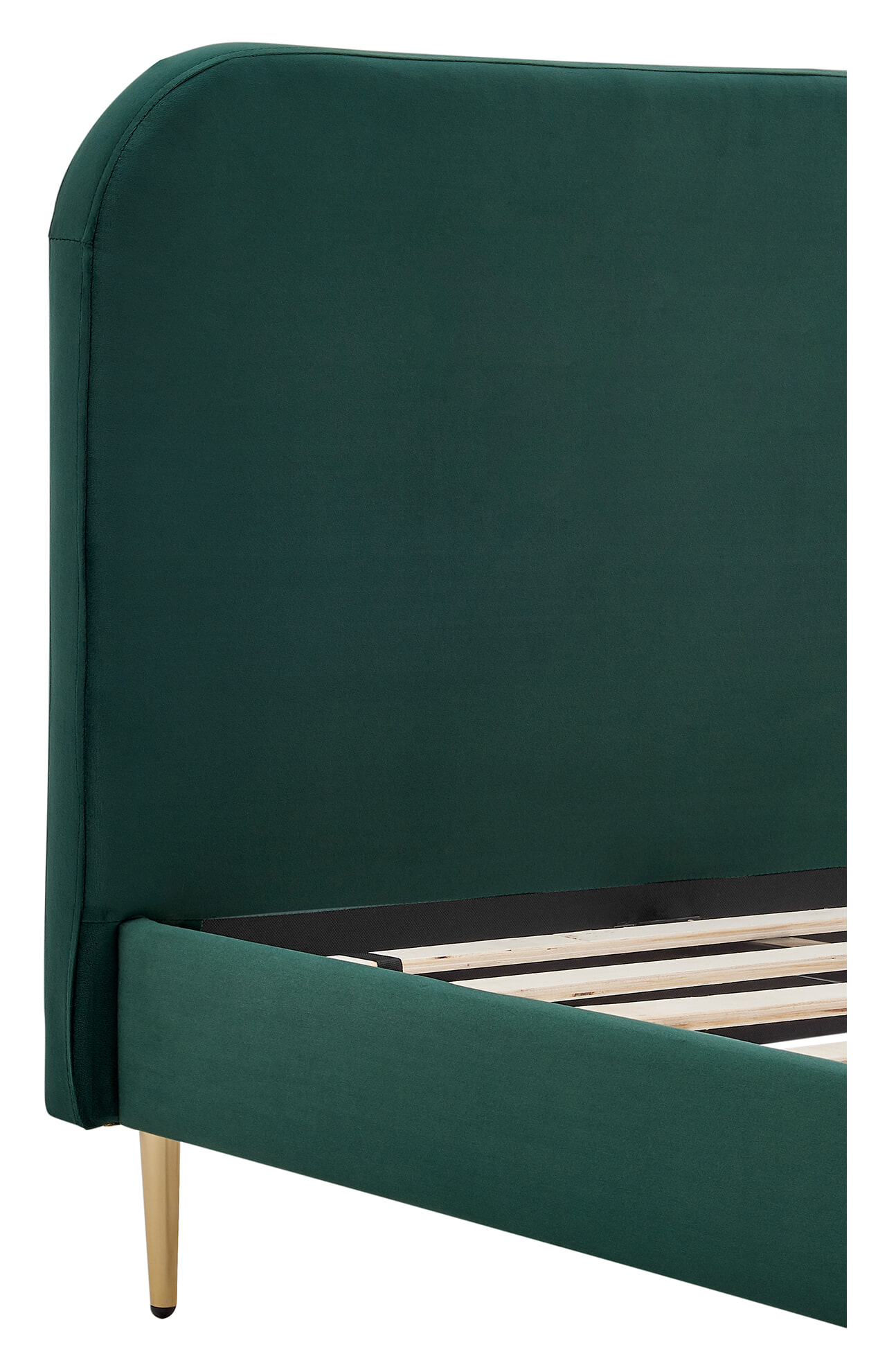 Artistiq Bed 'Federico' Velvet, 90 x 200cm, kleur groen