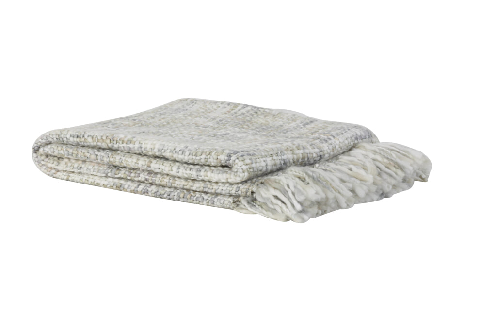Light & Living Plaid 'Royka', grijs-zand Light & Living Plaid 'Royka', grijs-zand