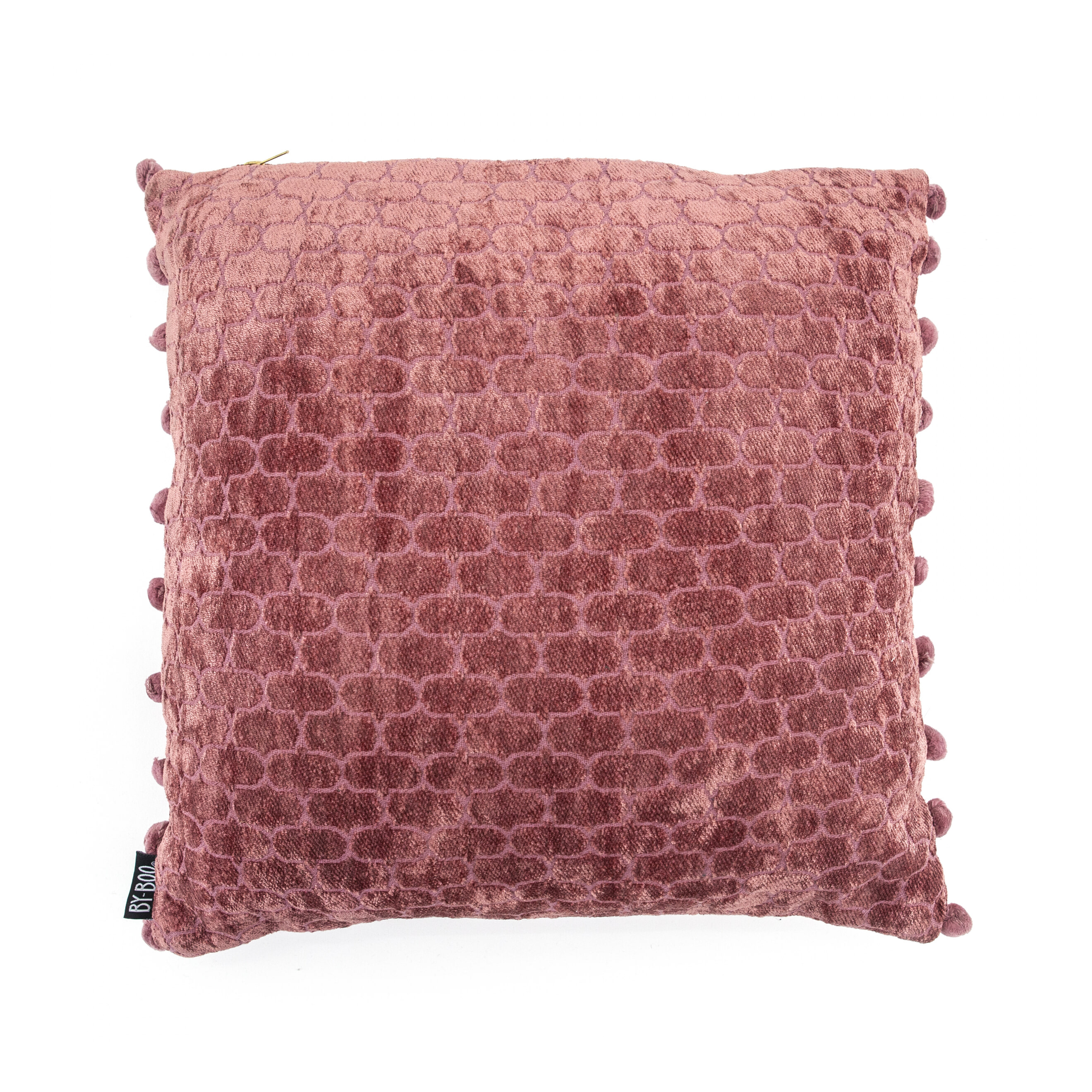 By-Boo Kussen 'Mercy' 45 x 45 cm, kleur Roze By-Boo Kussen 'Mercy' 45 x 45 cm, kleur Roze
