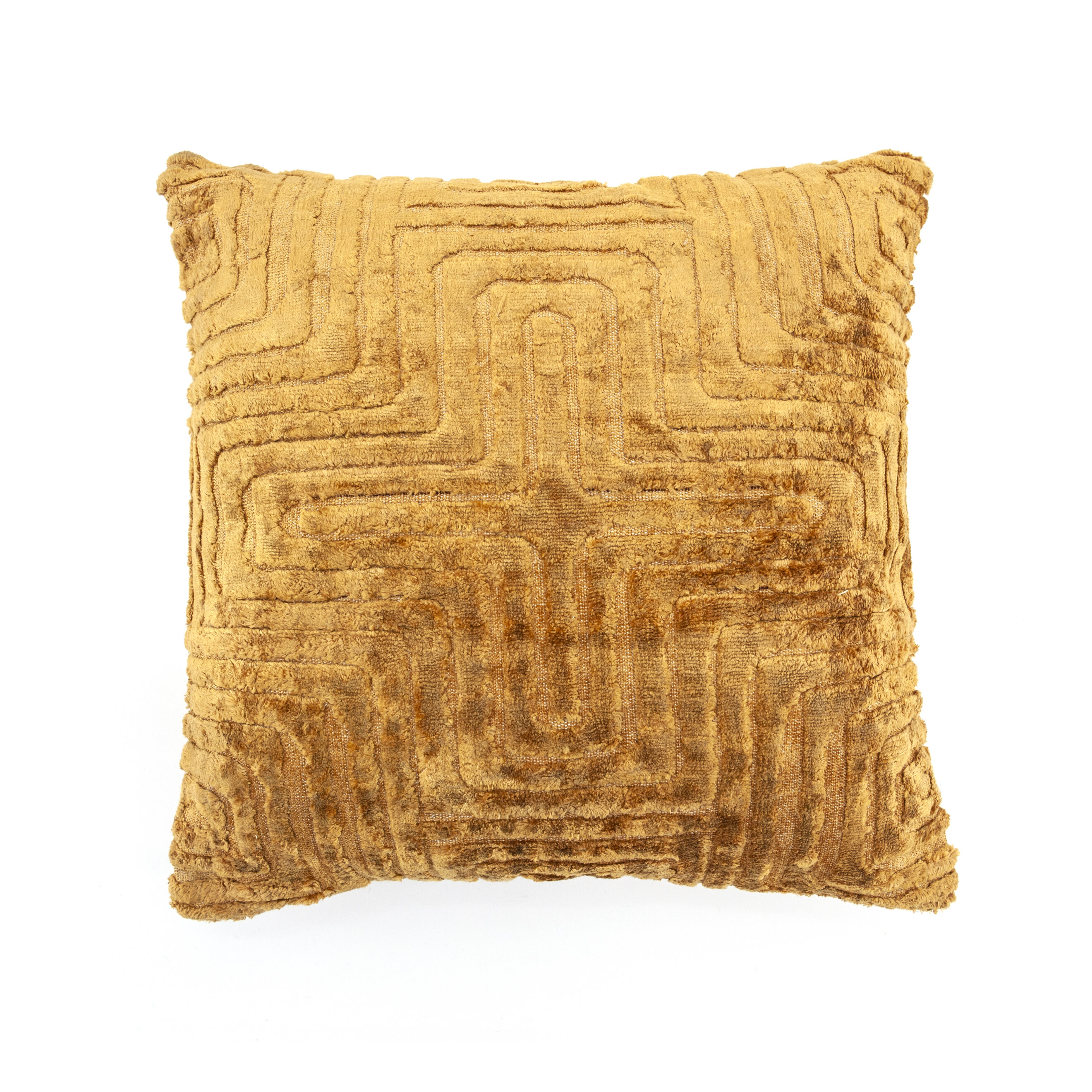 By-Boo Kussen 'Madam' 45 x 45 cm, kleur Geel By-Boo Kussen 'Madam' 45 x 45 cm, kleur Geel