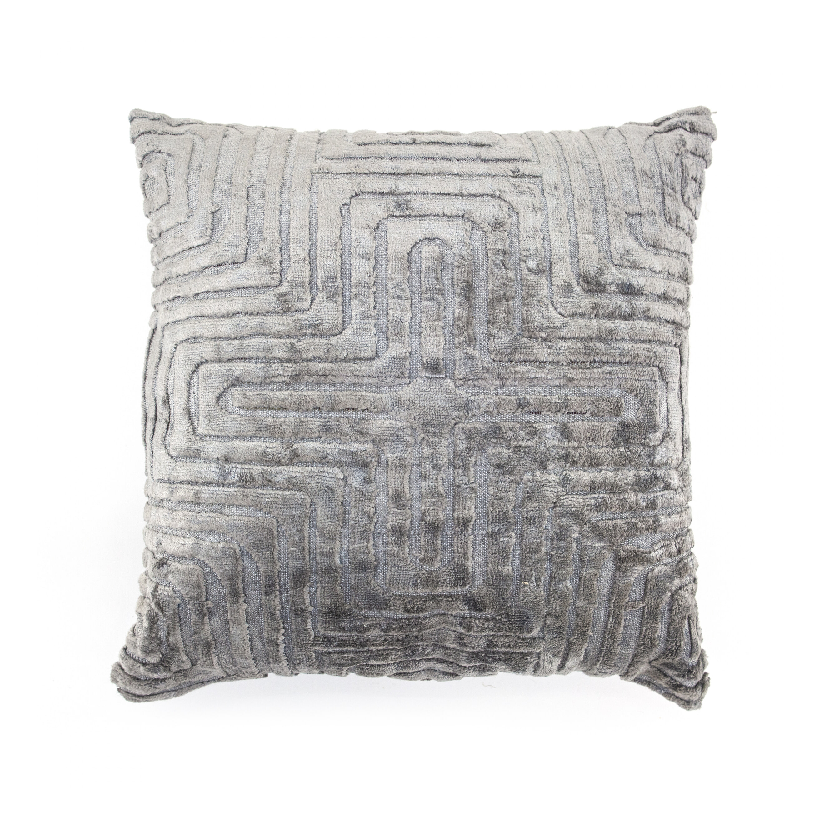 By-Boo Kussen 'Madam' 45 x 45 cm, kleur Grijs By-Boo Kussen 'Madam' 45 x 45 cm, kleur Grijs