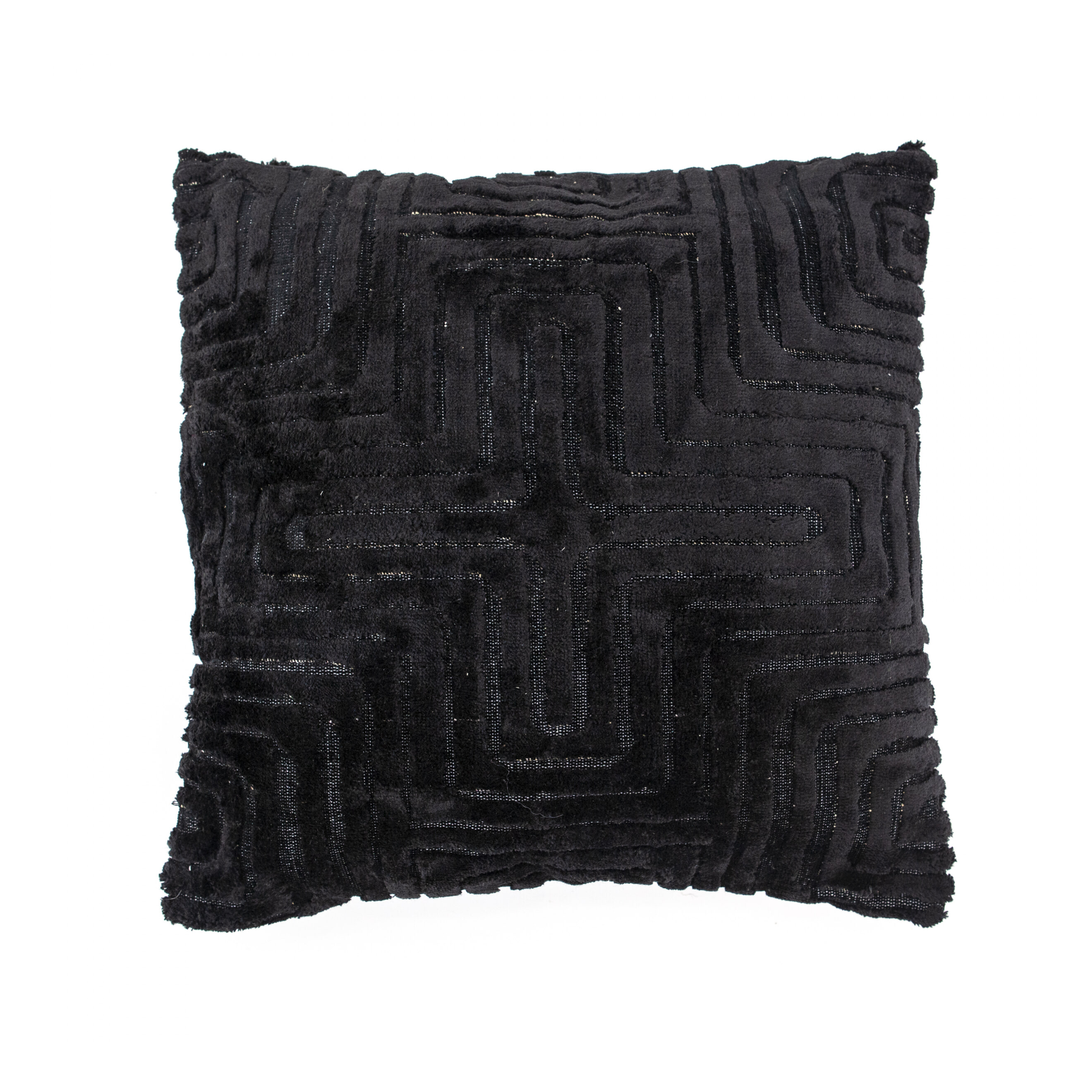 By-Boo Kussen 'Madam' 45 x 45 cm, kleur Zwart By-Boo Kussen 'Madam' 45 x 45 cm, kleur Zwart